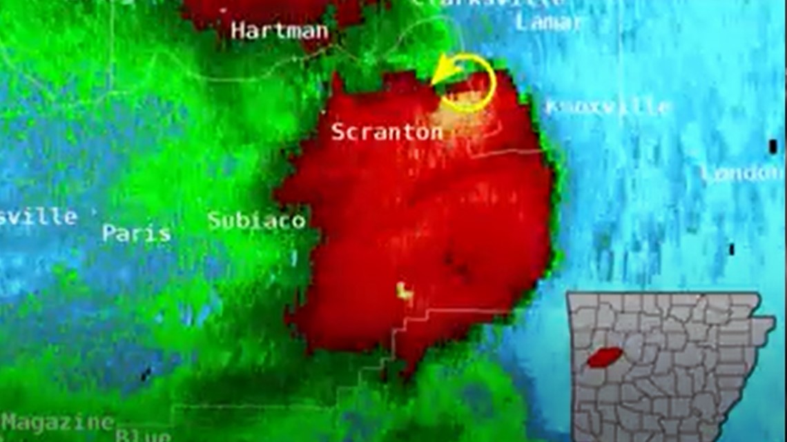 Logan County tornado confirmed in Arkansas