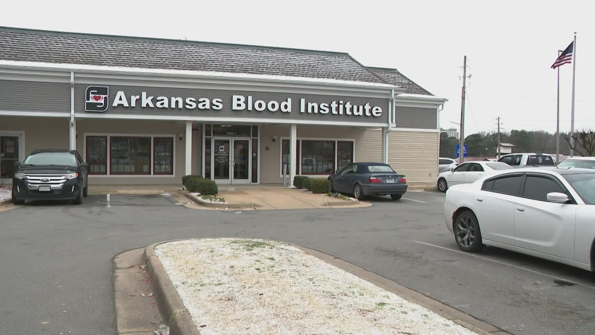 Multiple blood drives are scheduled in Arkansas. They come as the Arkansas Blood Institute faces a growing need for donors.