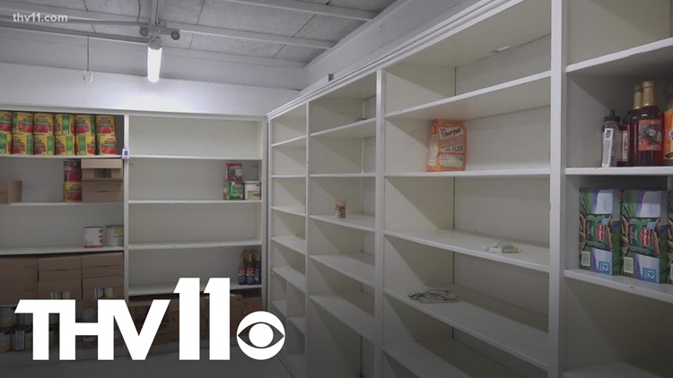 Arkansas food pantries work to stock shelves