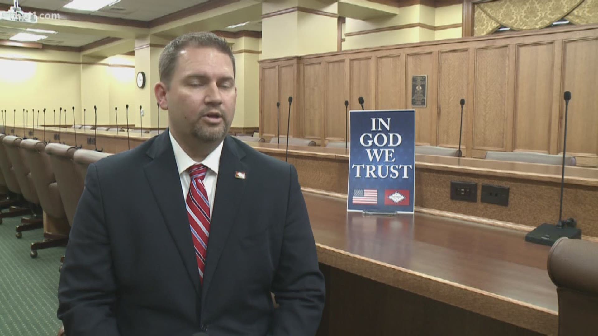 Bentonville Schools will soon display In God We Trust signs as part of a new law in Arkansas.