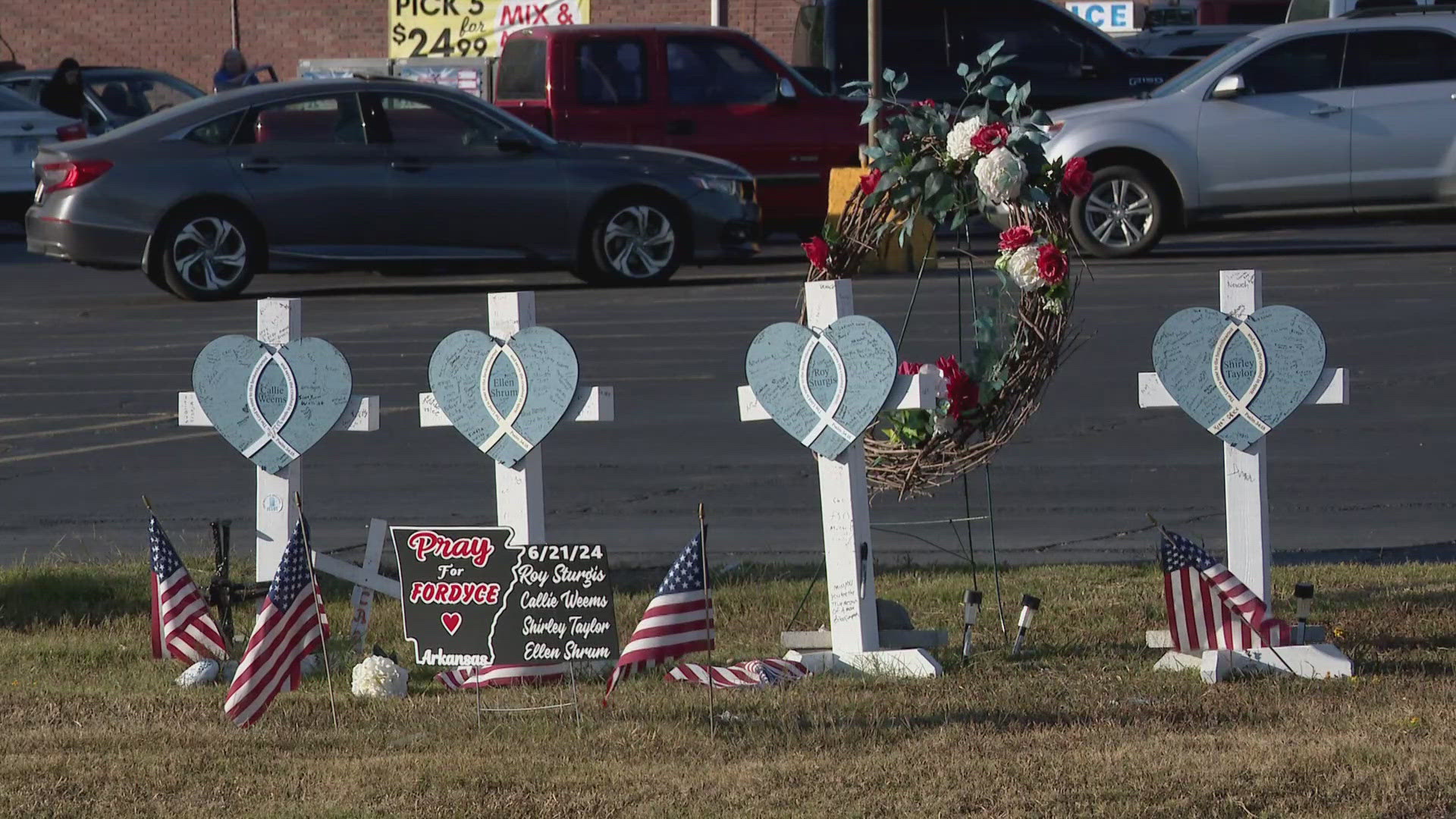 Crosses honoring victims of Mad Butcher mass shooting to be moved to