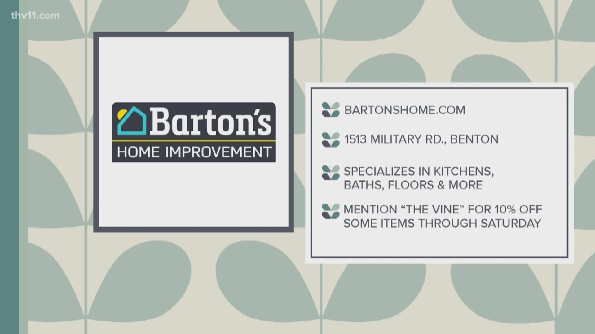 Whether you're renovating, adding on, or building new, Barton's Home Improvement has the quality flooring, cabinets, doors, and more that you need!