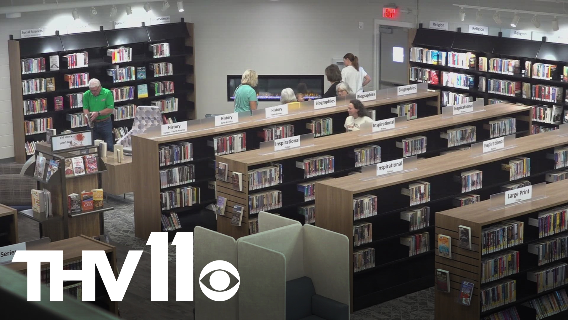 Searcy celebrated the opening of the new Janet and Larry Crain Memorial Library, which has transformed a former gym into a community hub.