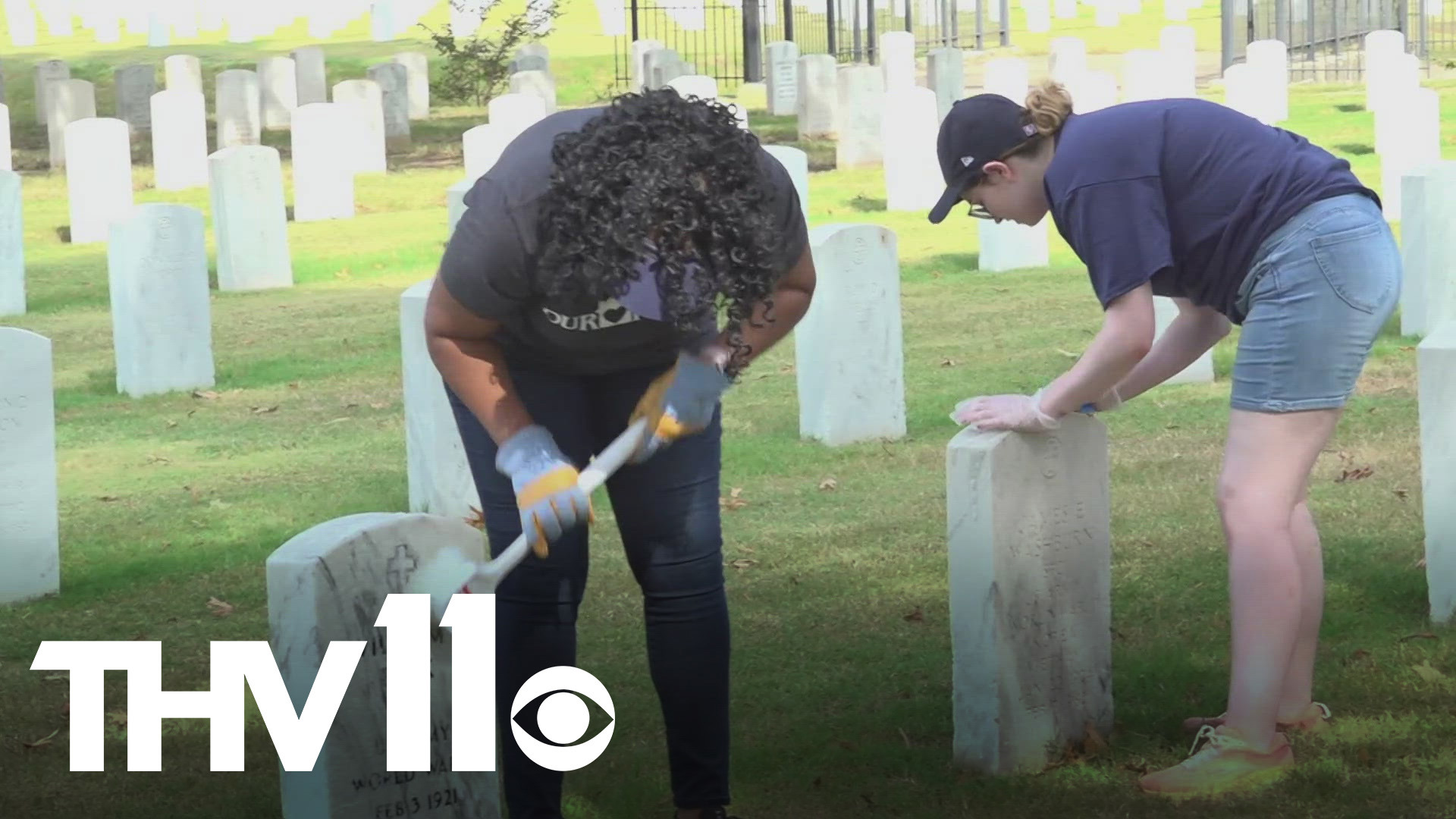 Tributes have taken place all around the country including in Little Rock where one group of volunteers chose to remember our fallen heroes by giving back.