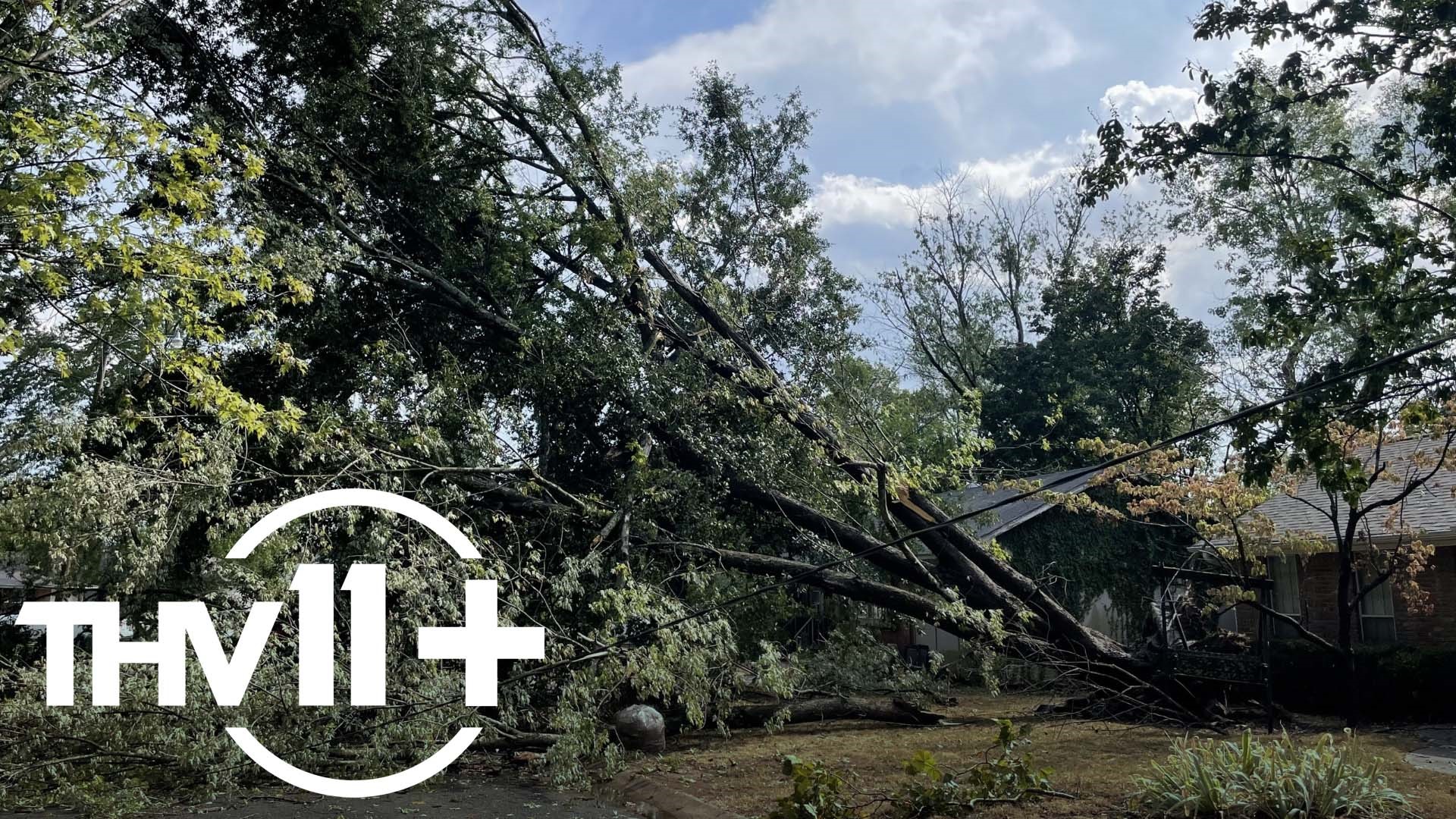 A strong thunderstorm produced damaging wind in Little Rock on Wednesday. Nathan Scott breaks down what made the storm so severe.