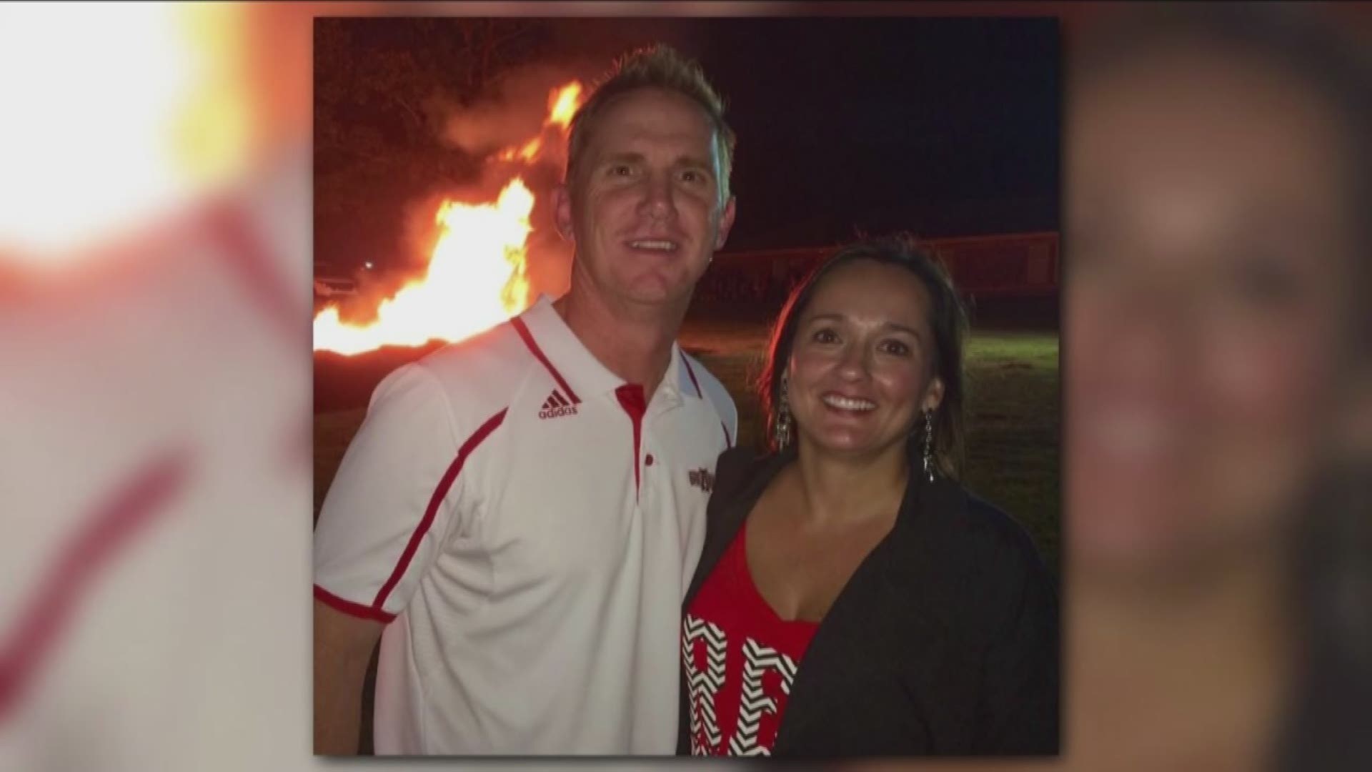 Arkansas State head football coach Blake Anderson tweeted out that his wife's tumors are shrinking.