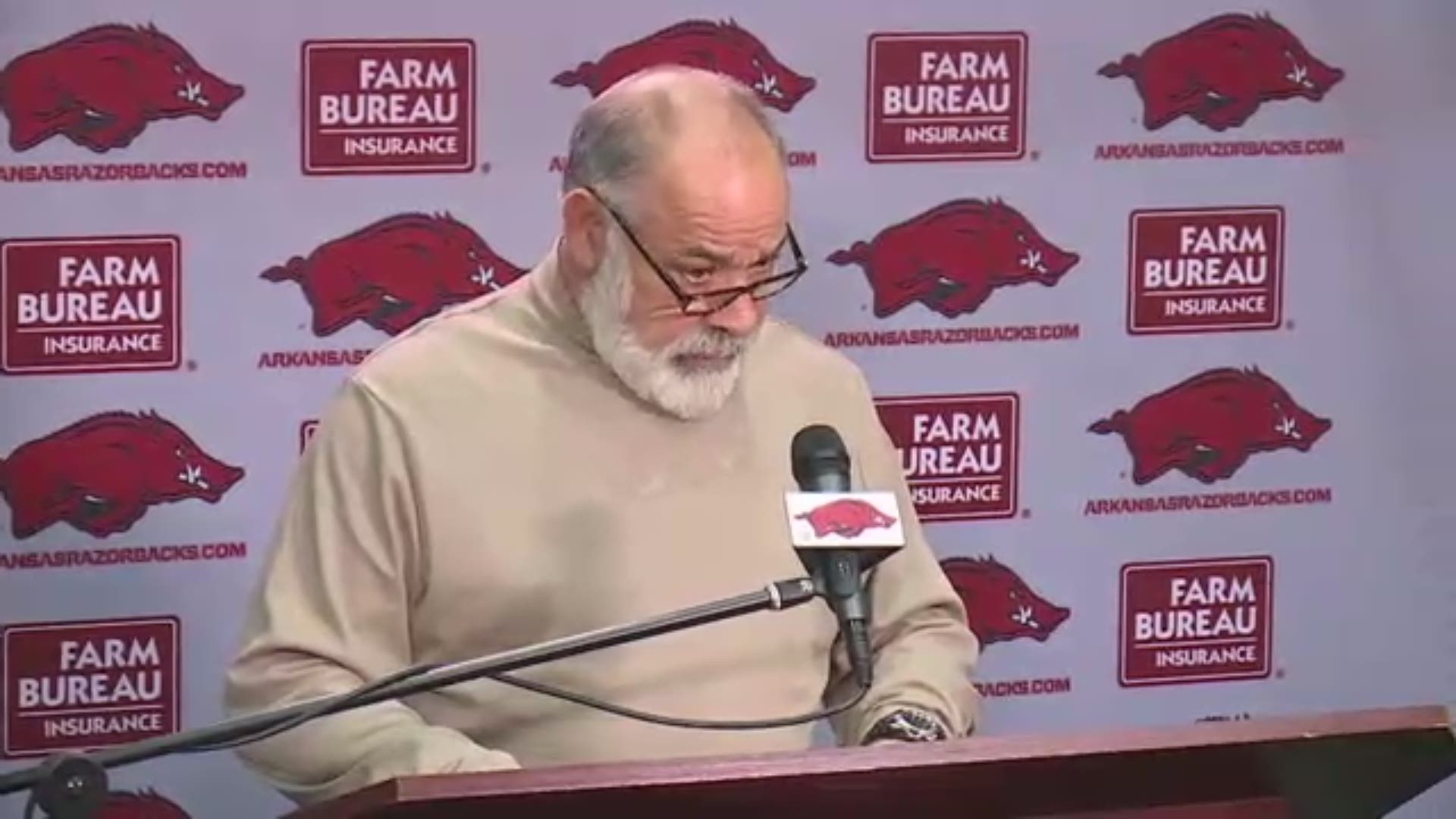 Arkansas gave up 640 yards of total offense in a 54-24 loss to Mississippi State on Nov. 2
