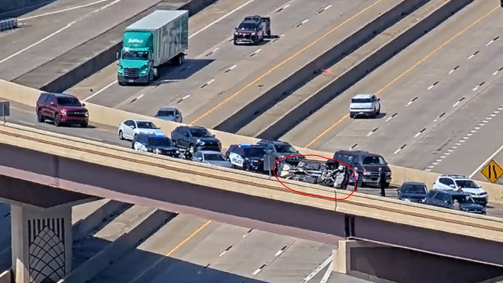 Rollover accident on I-430 southbound in Little Rock now clear | thv11.com