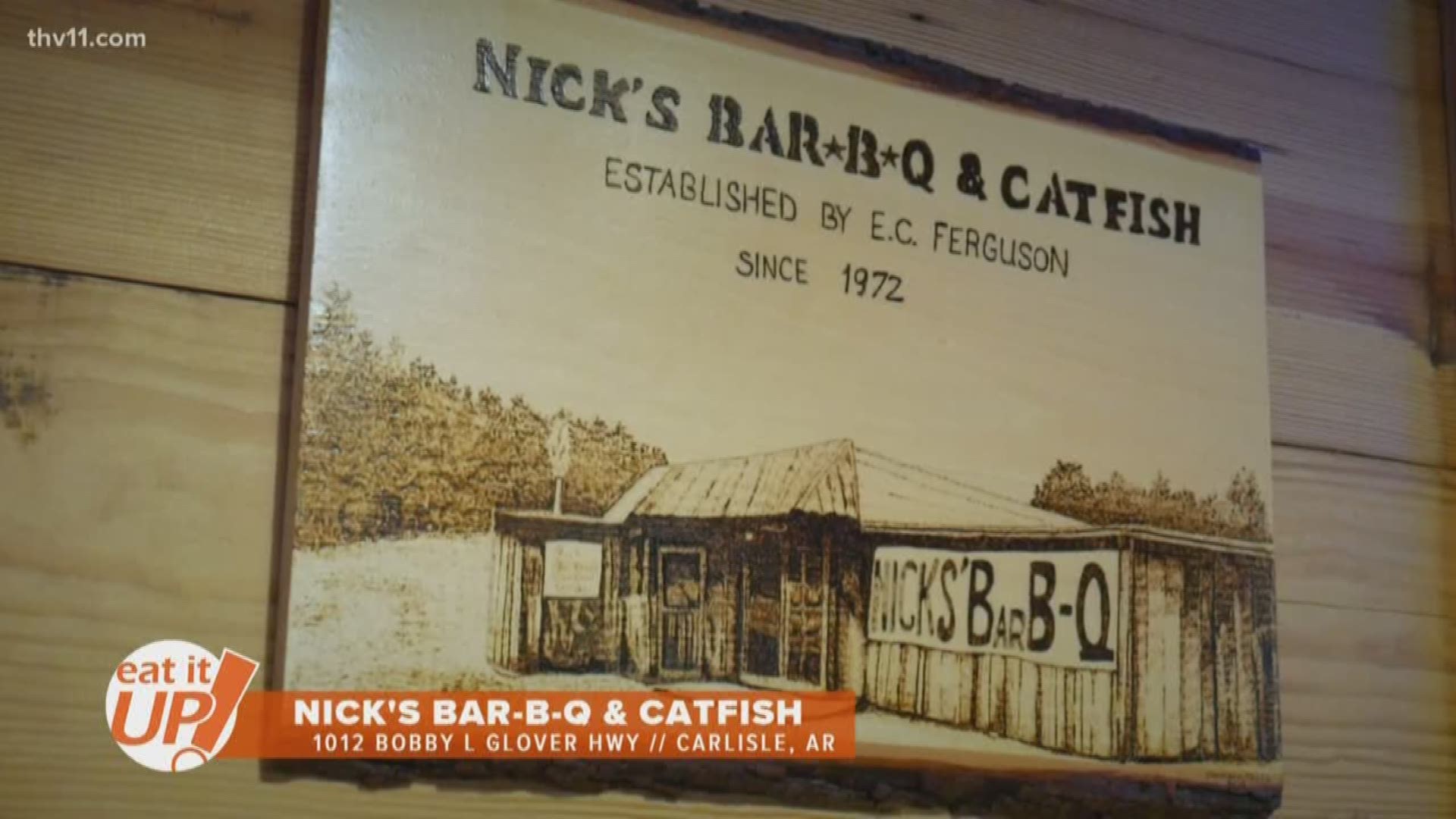 Right off highway 40 in Carlisle, you’ll find a BBQ lovers gem. Celebrities, passersby, and locals can’t get enough of Nick’s.