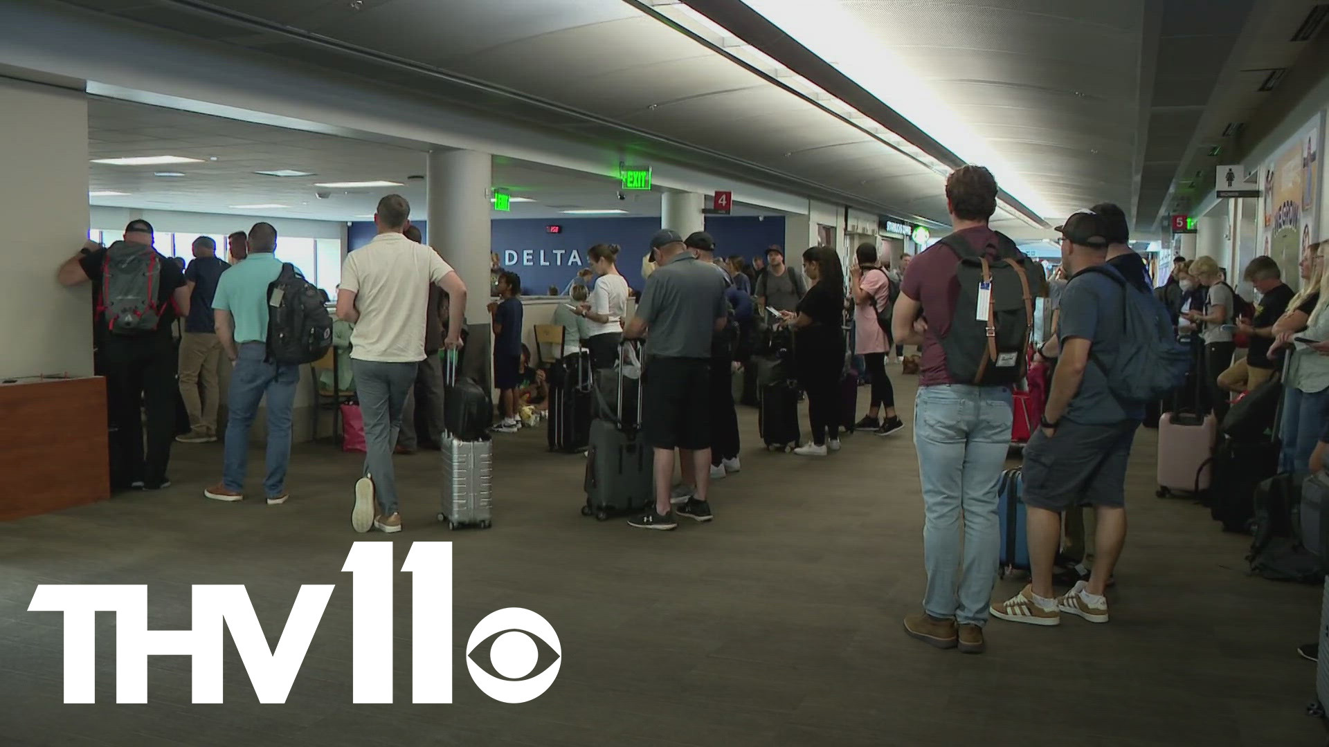 Passengers at Little Rock's airport are still feeling the impacts of last week's outage, leading to delays & cancelations now working to navigate their summer travel