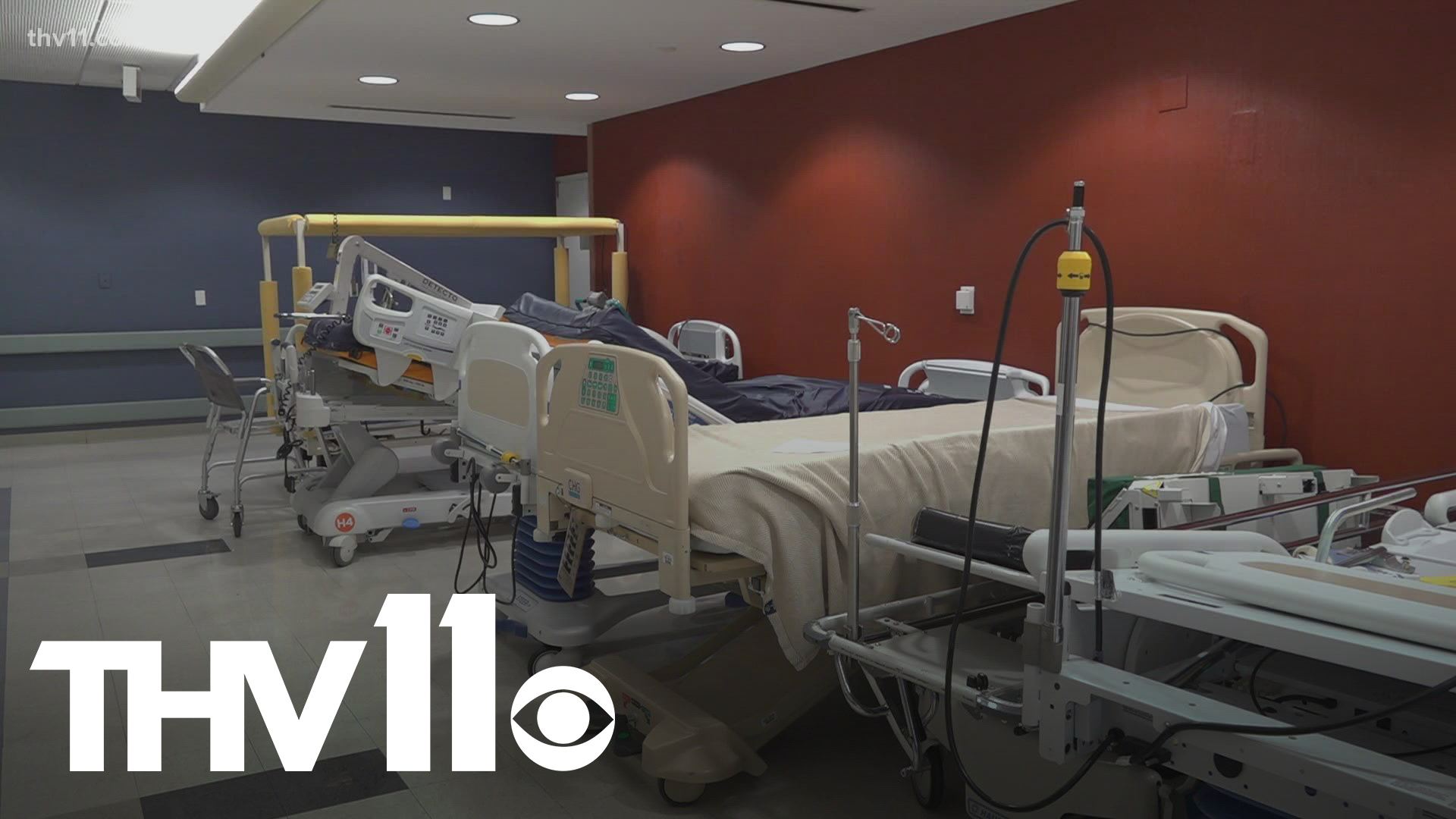 The Governor announced on Tuesday there are no more ICU beds for COVID patients in Arkansas. Those numbers can change daily, but hospitals are relieving the strain.