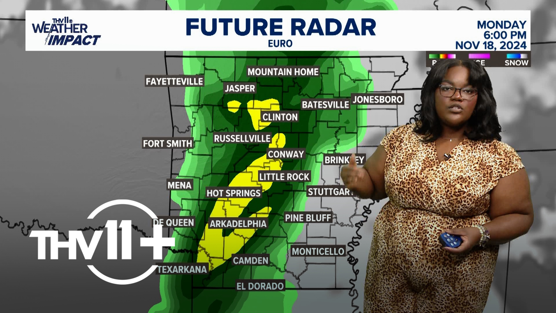 Meteorologist Symone Thomas delivers your THV11 weather forecast for November 16, 2024.