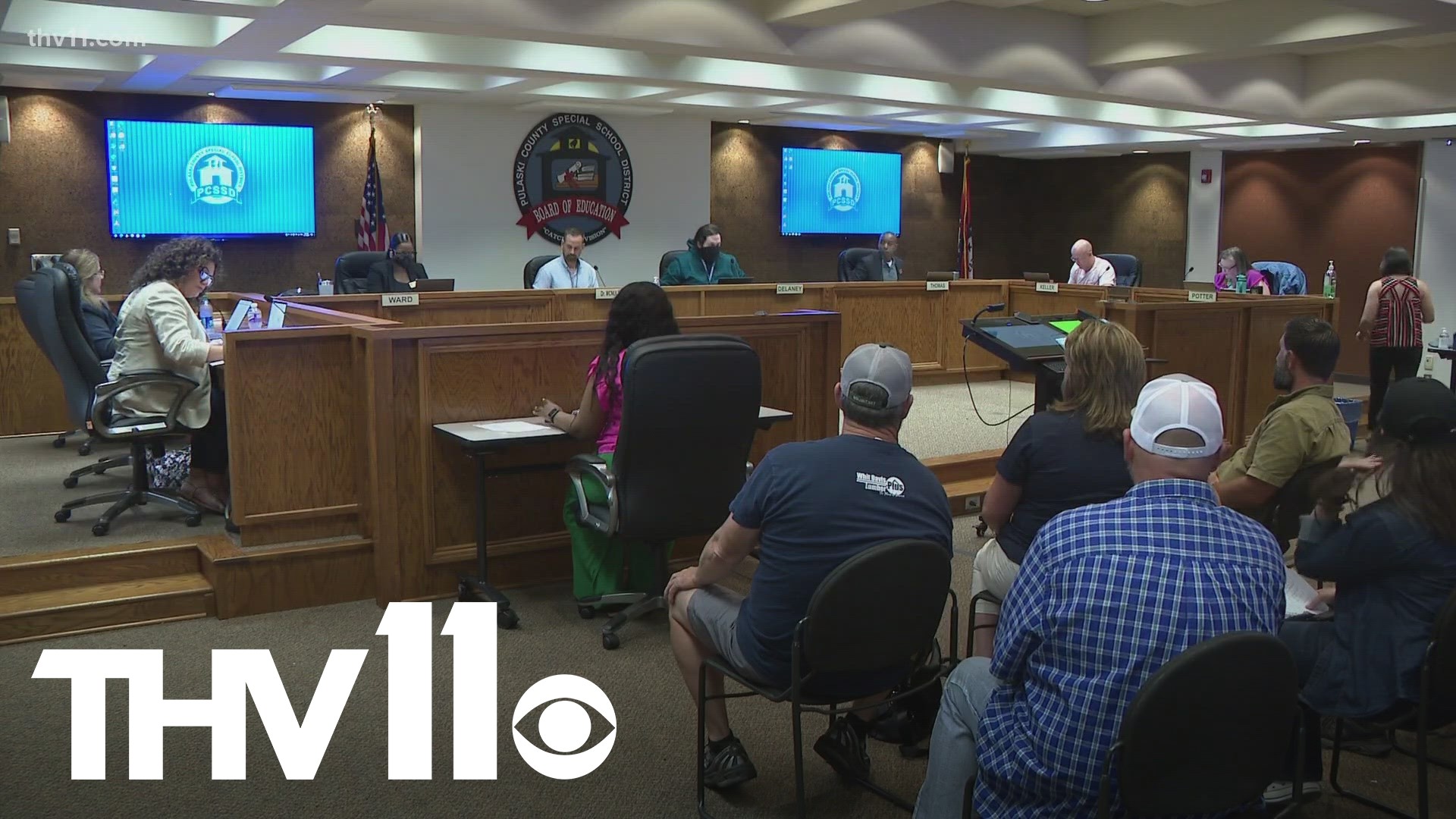 Many were at a Pulaski County Special School District board meeting to make their voices heard regarding whether or not public schools should recognize Pride month.