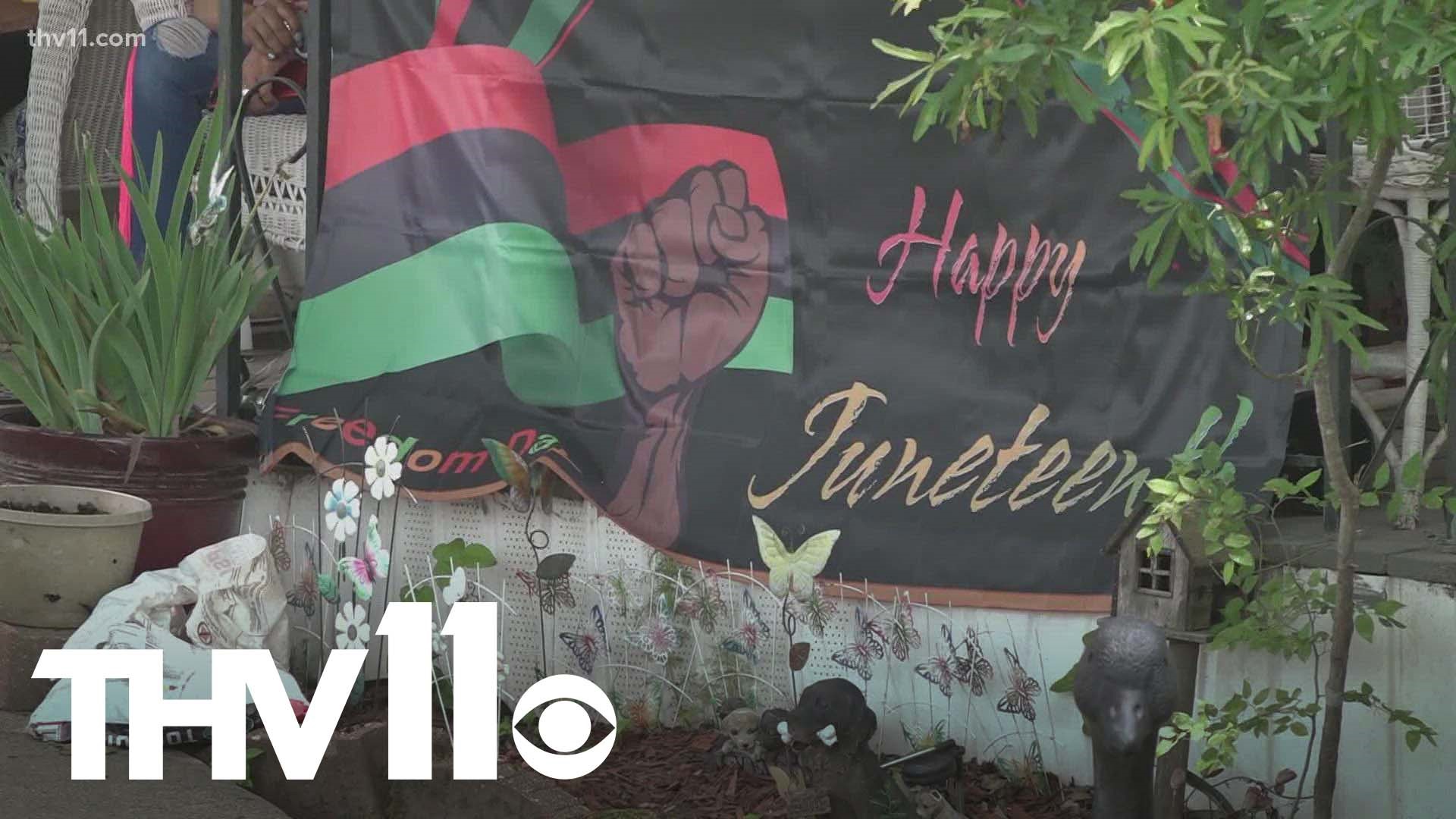 While tomorrow is the official holiday, a number of Juneteenth celebrations took place on Saturday, with Wilmar keeping their tradition alive.
