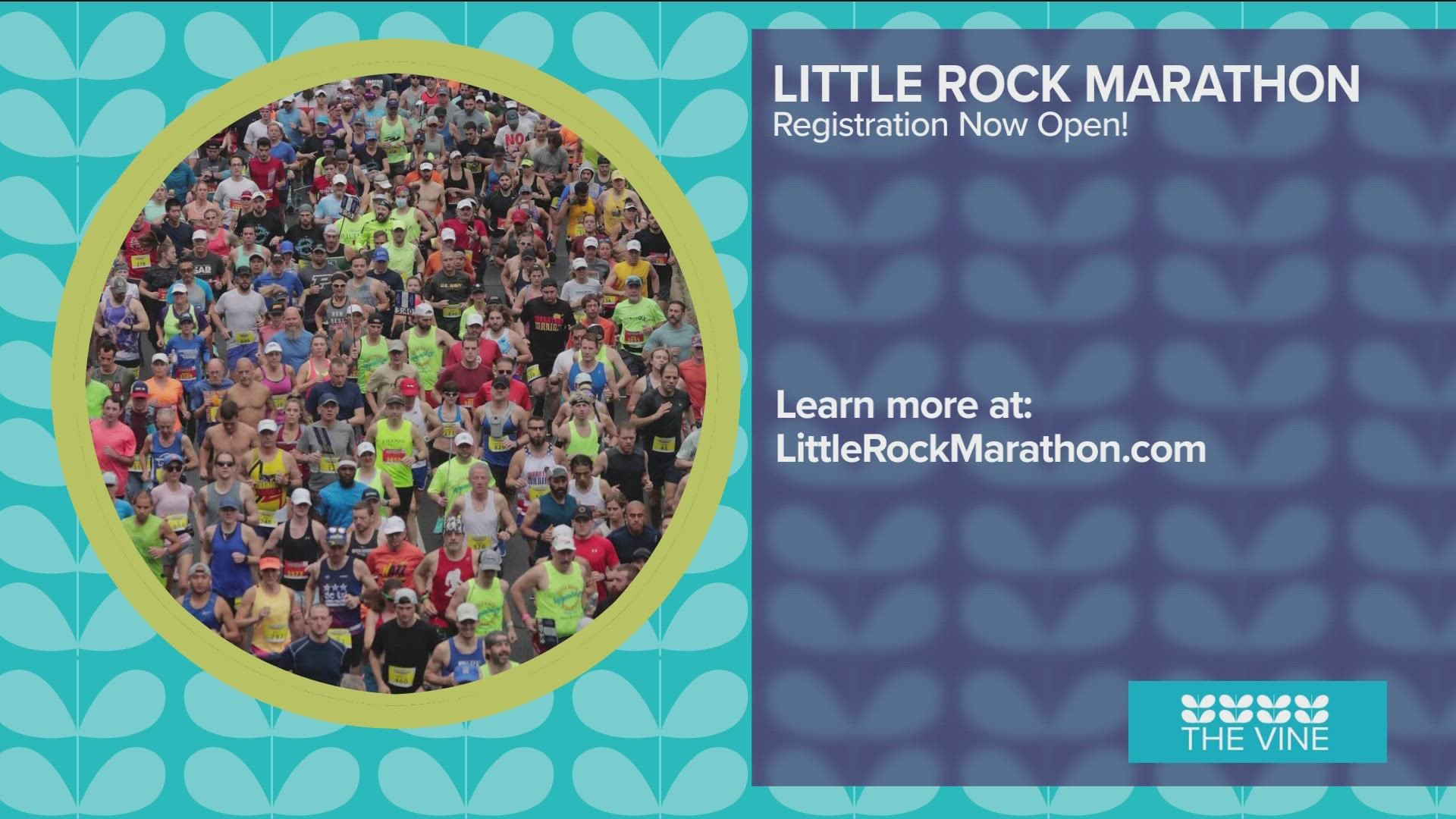 Sign-up now for the Little Rock Marathon. Just go to littlerockmarathon.com.