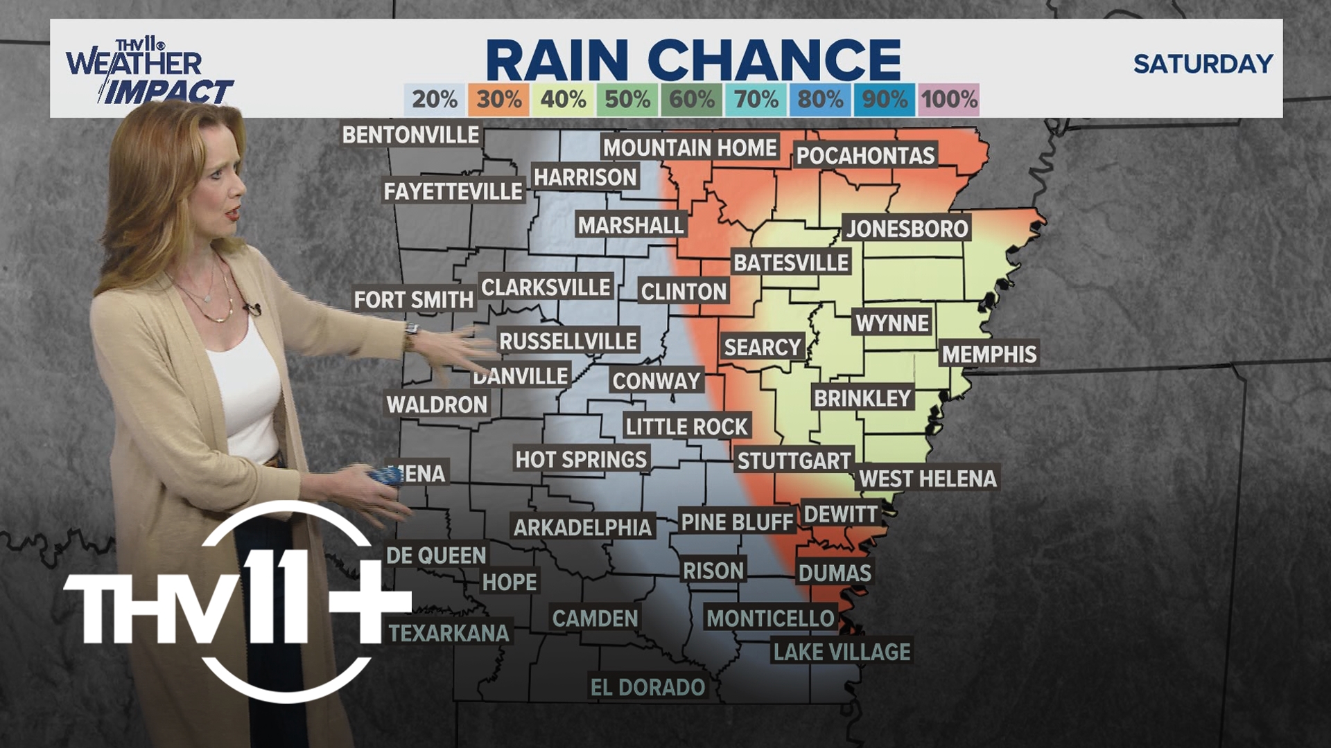 Tracy Beene delivers your THV11+ weather forecast for September 14, 2024.