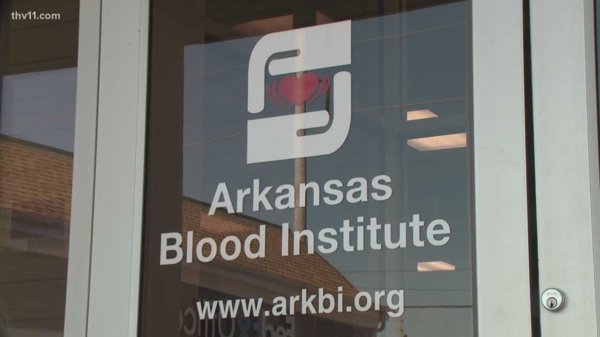 You may be thinking of love and hearts today, but the Arkansas Blood Institute hopes you'll take it one step further and think about saving a life.