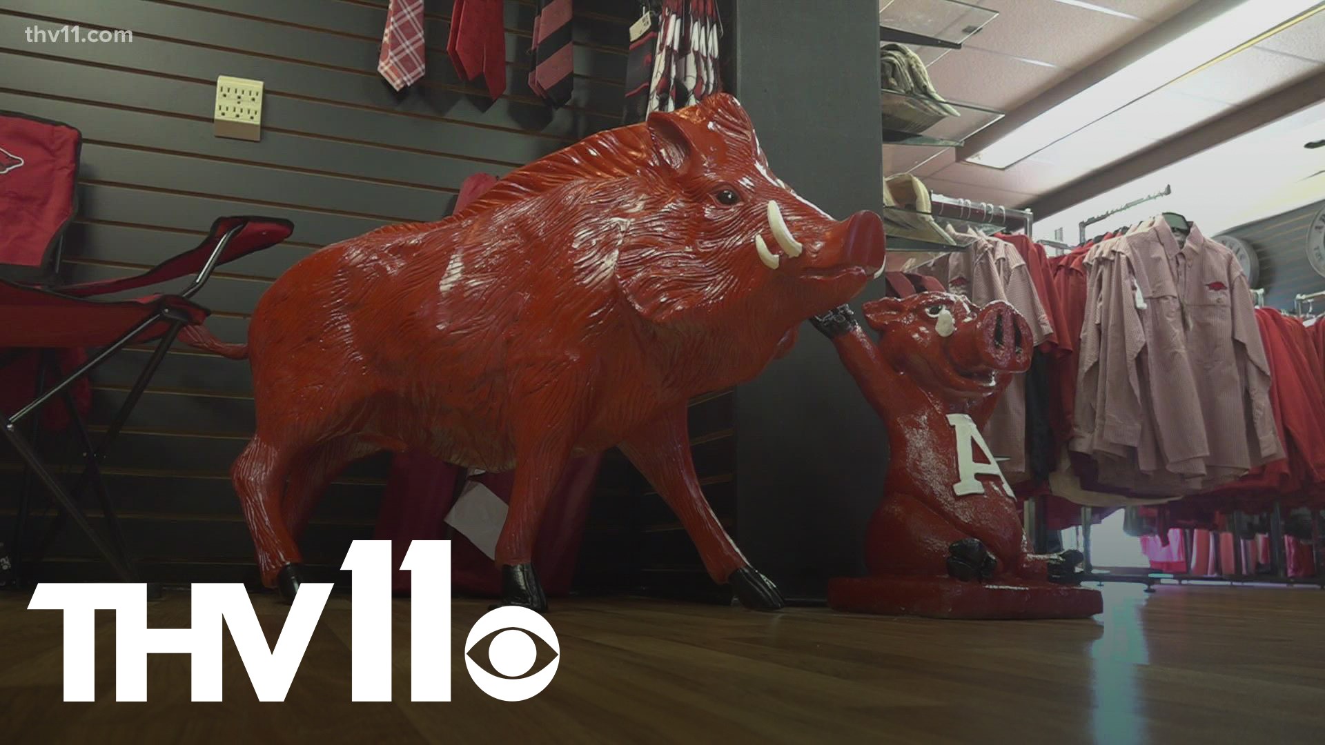 Saturday, tens of thousands of fans will gather in Fayetteville for a game against the Texas Longhorns. Some businesses are expecting to see fans as well.