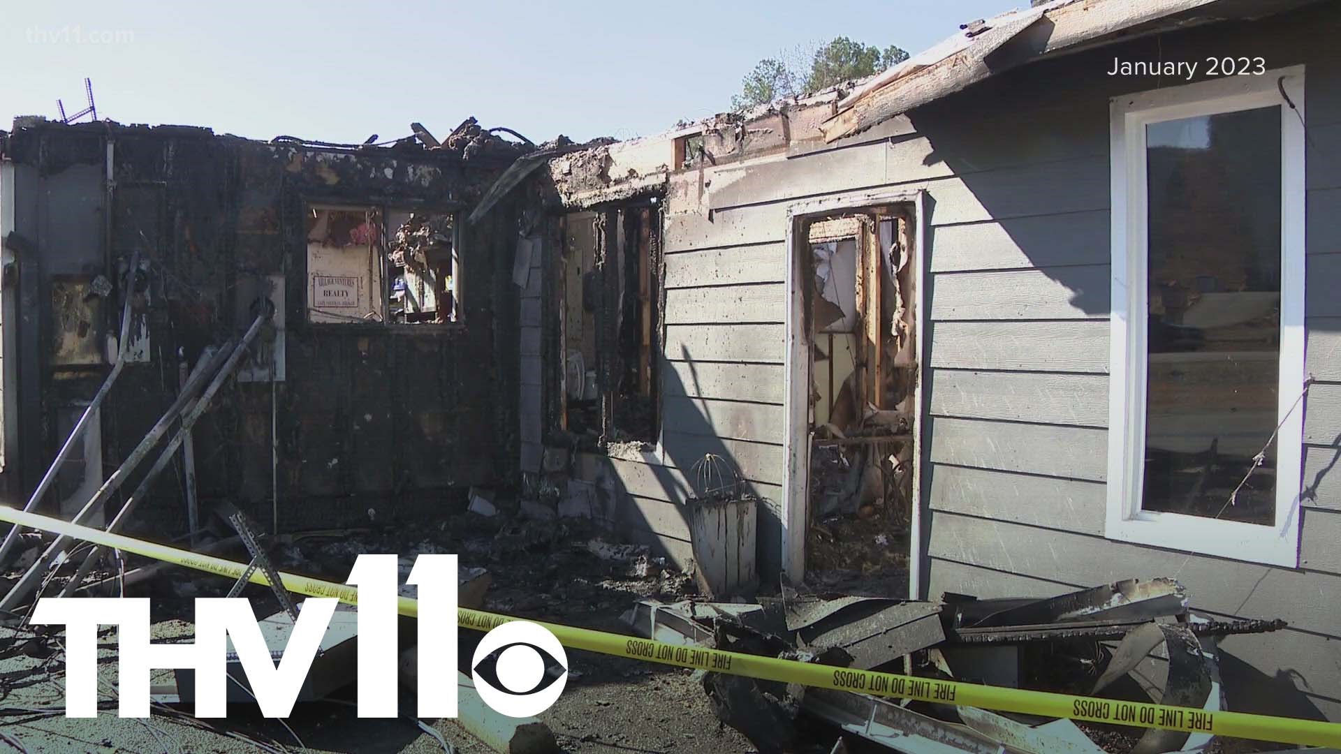 It's been two months since a fire damaged businesses in Hot Springs Village. Community members helped spa owner Christian Bearden get back on her feet.