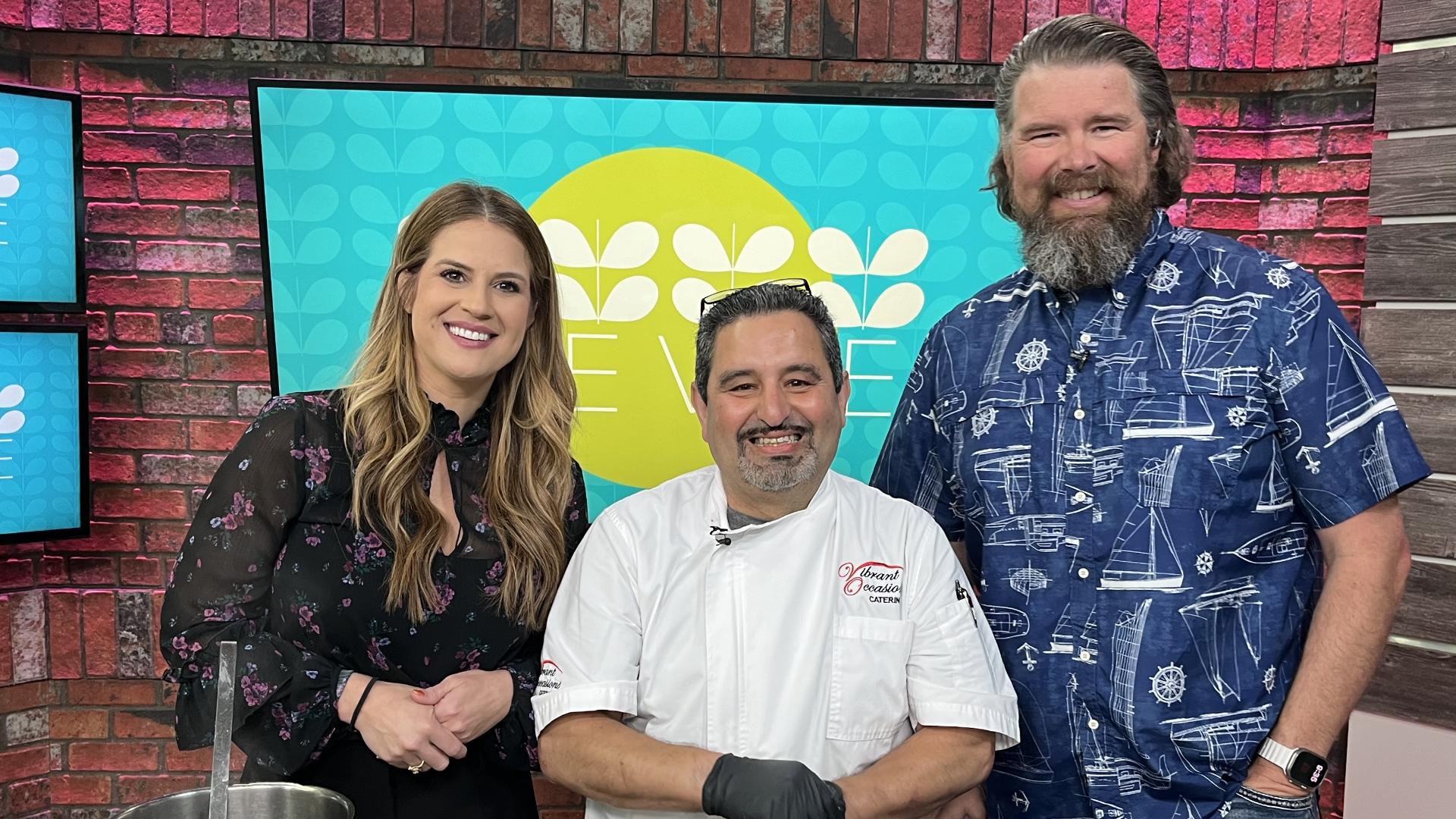 Chef Krikorian takes freshly made cheese and incorporates them in 2 different dishes. He also talks about an upcoming event to benefit cystic fibrosis.