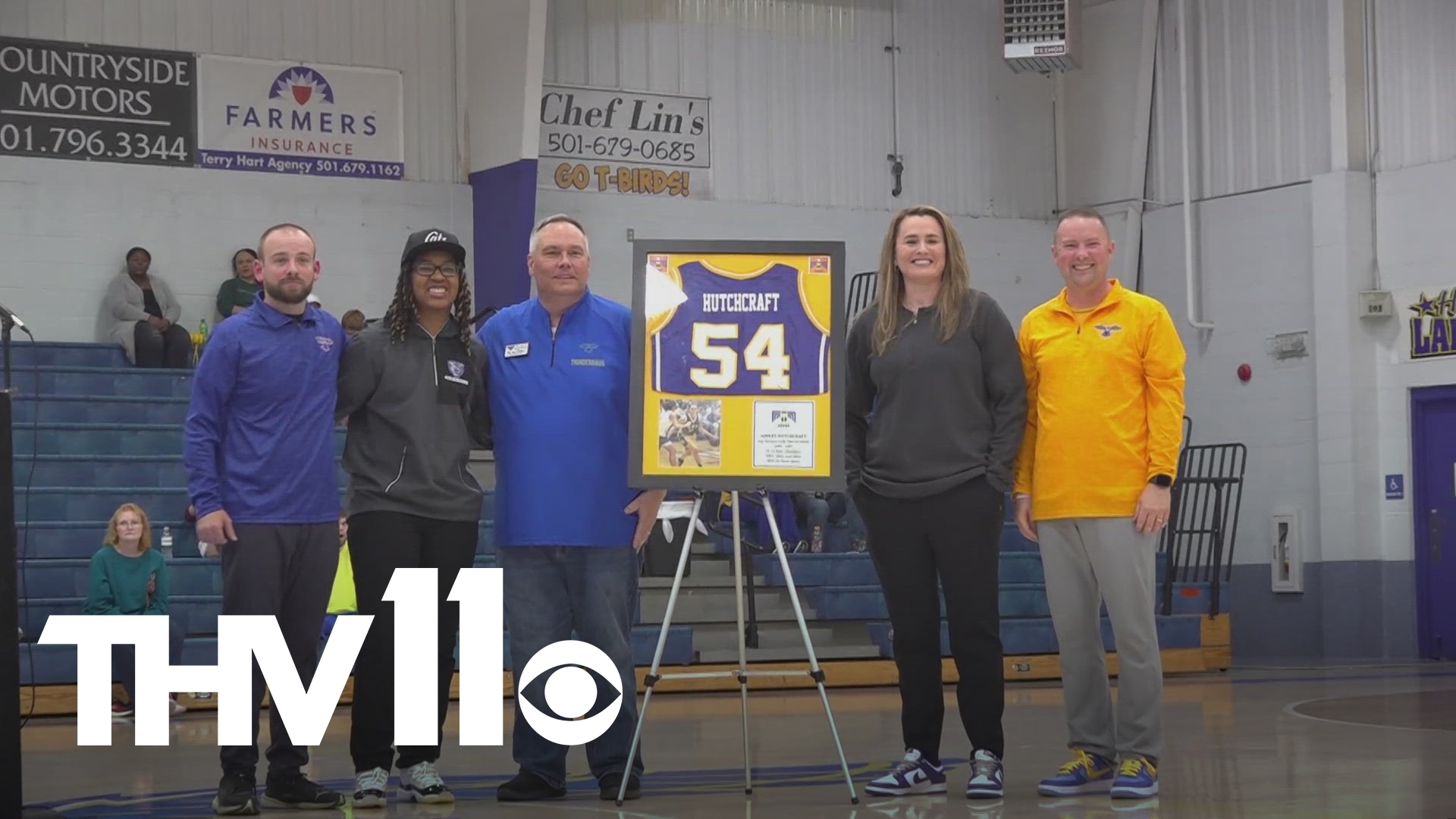 The Hutchcraft family name is synonymous with Guy-Perkins basketball. Now, they're honoring that legacy by retiring the jersey belonging to one of their greats.