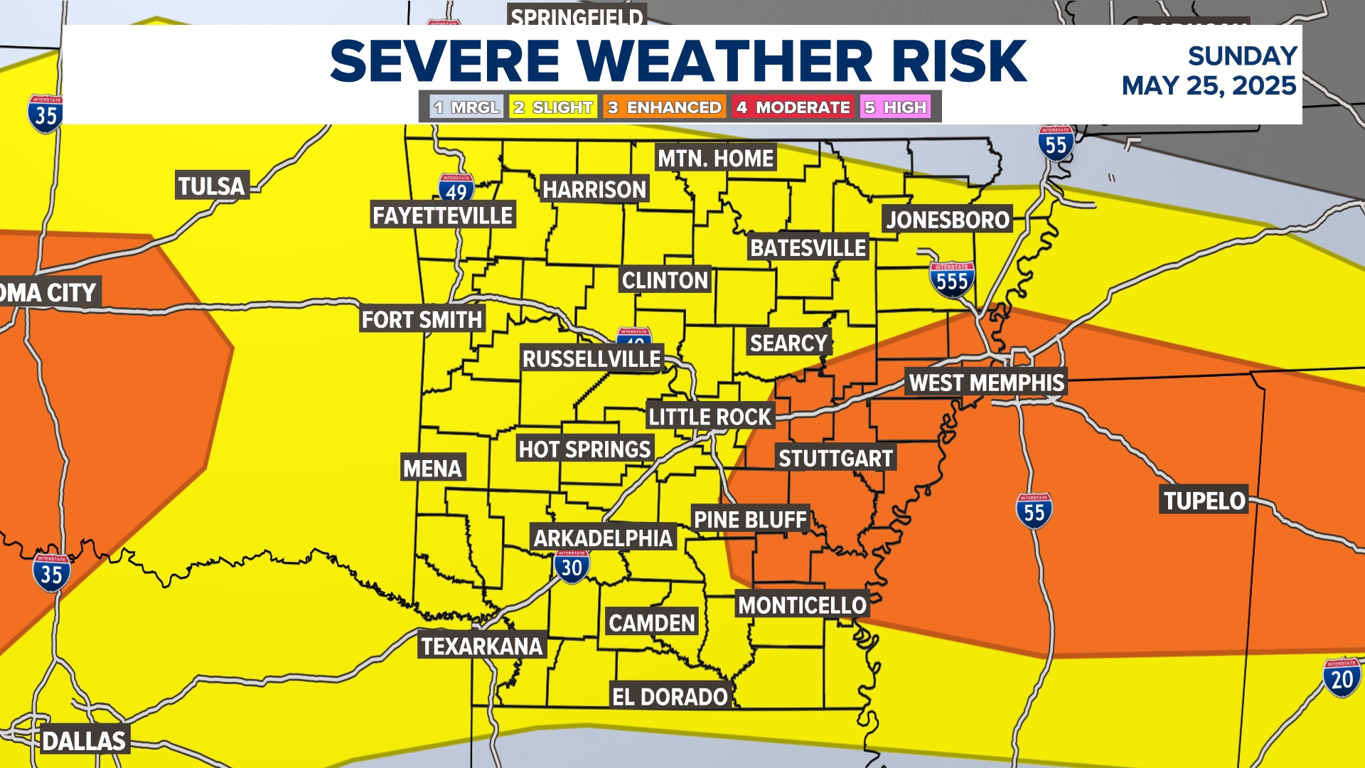 Storms in Arkansas possible for Memorial Day weekend | What you should ...