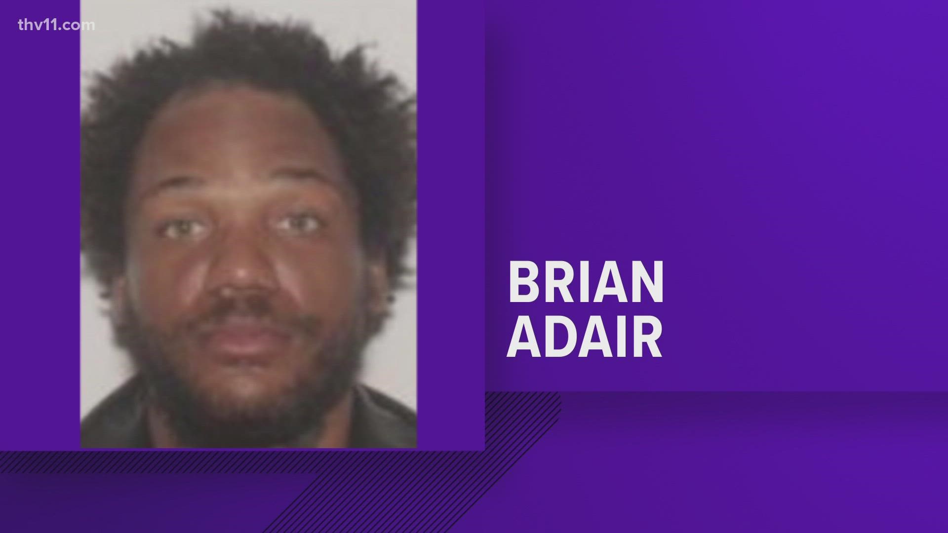 Detectives in Little Rock have named a suspect for a homicide on Wednesday -- Brian Adair.