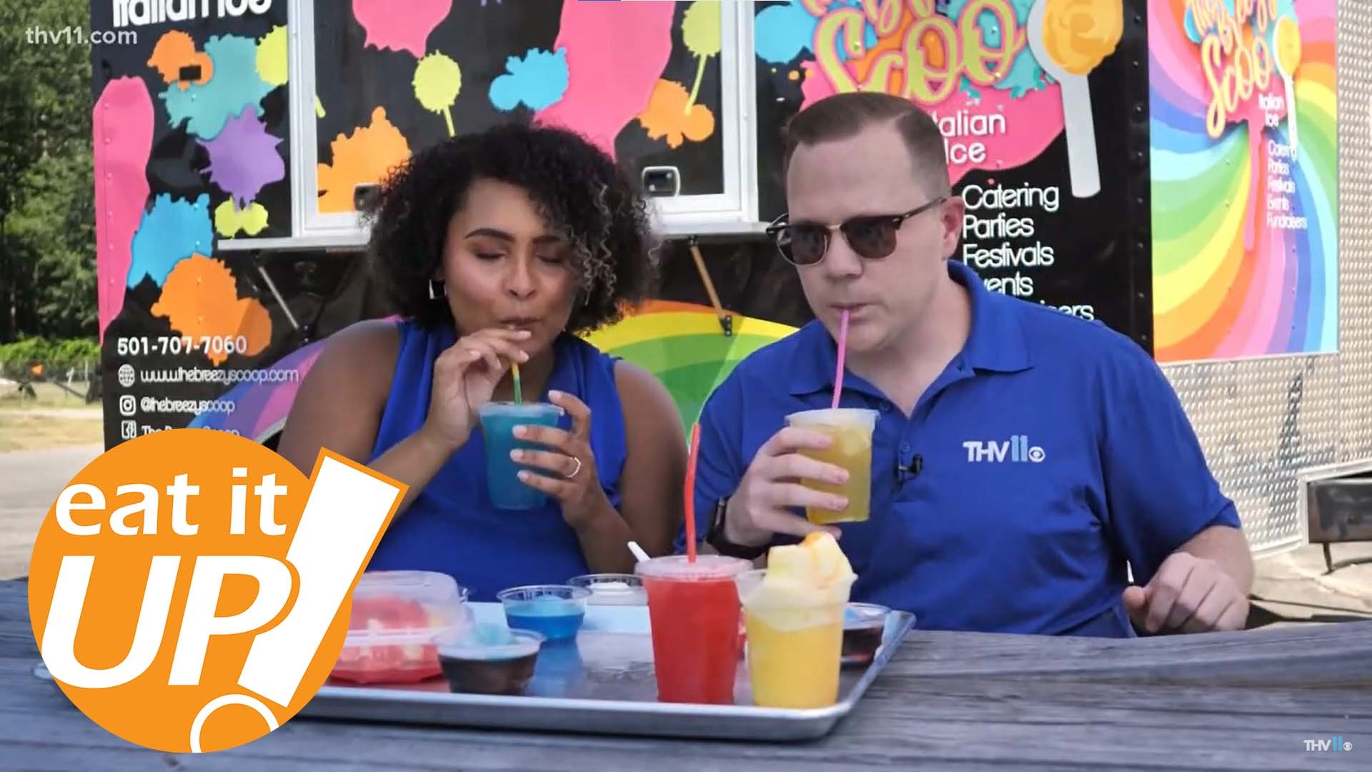 Skot Covert and Mackailyn Johnson take us to the Breezy Scoop in Little Rock, a colorful place known for its Italian ice.