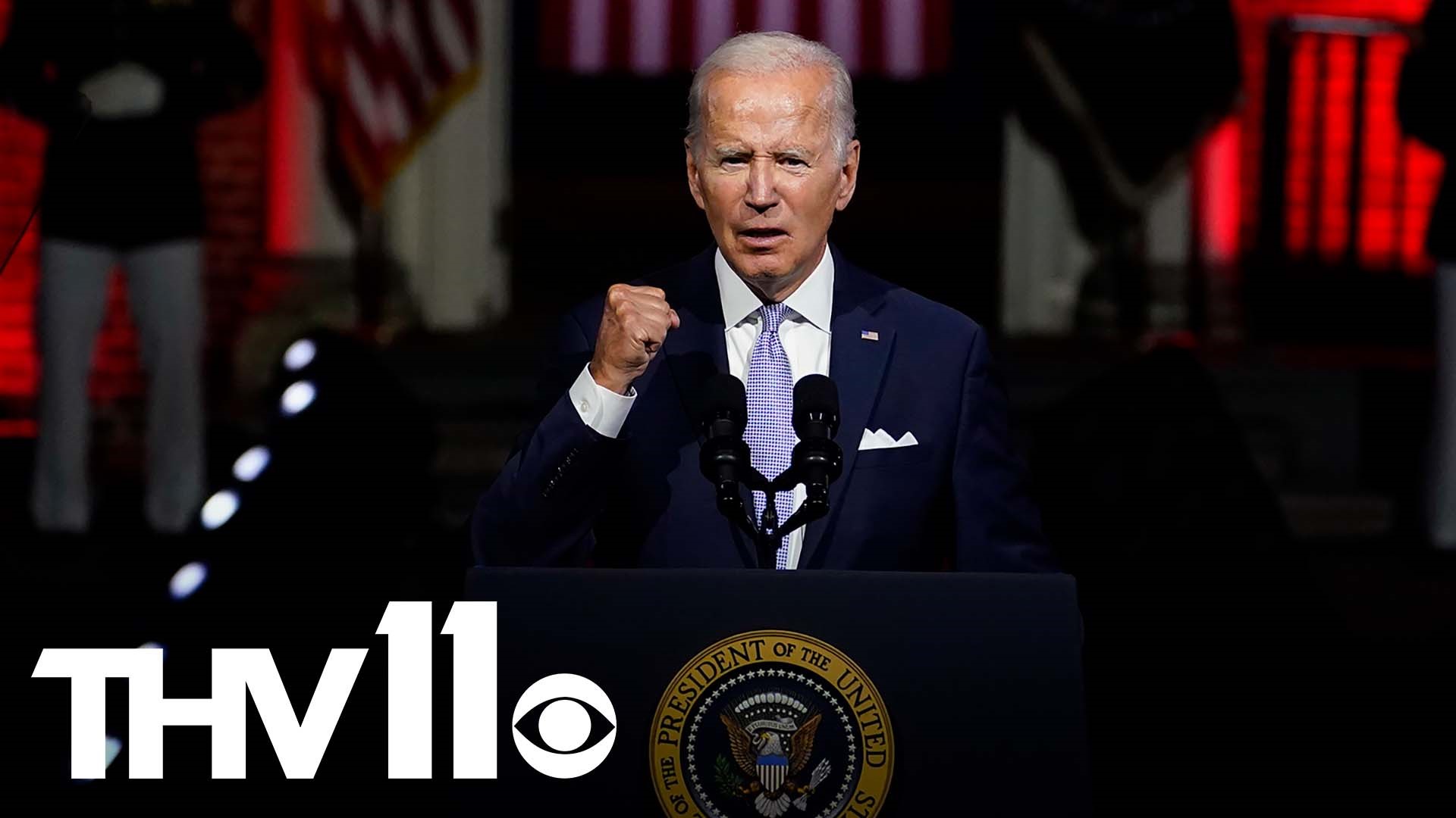 Biden used his prime-time speech to argue that Trump and “Make America Great Again” allies are a threat to democracy and the American way of life.