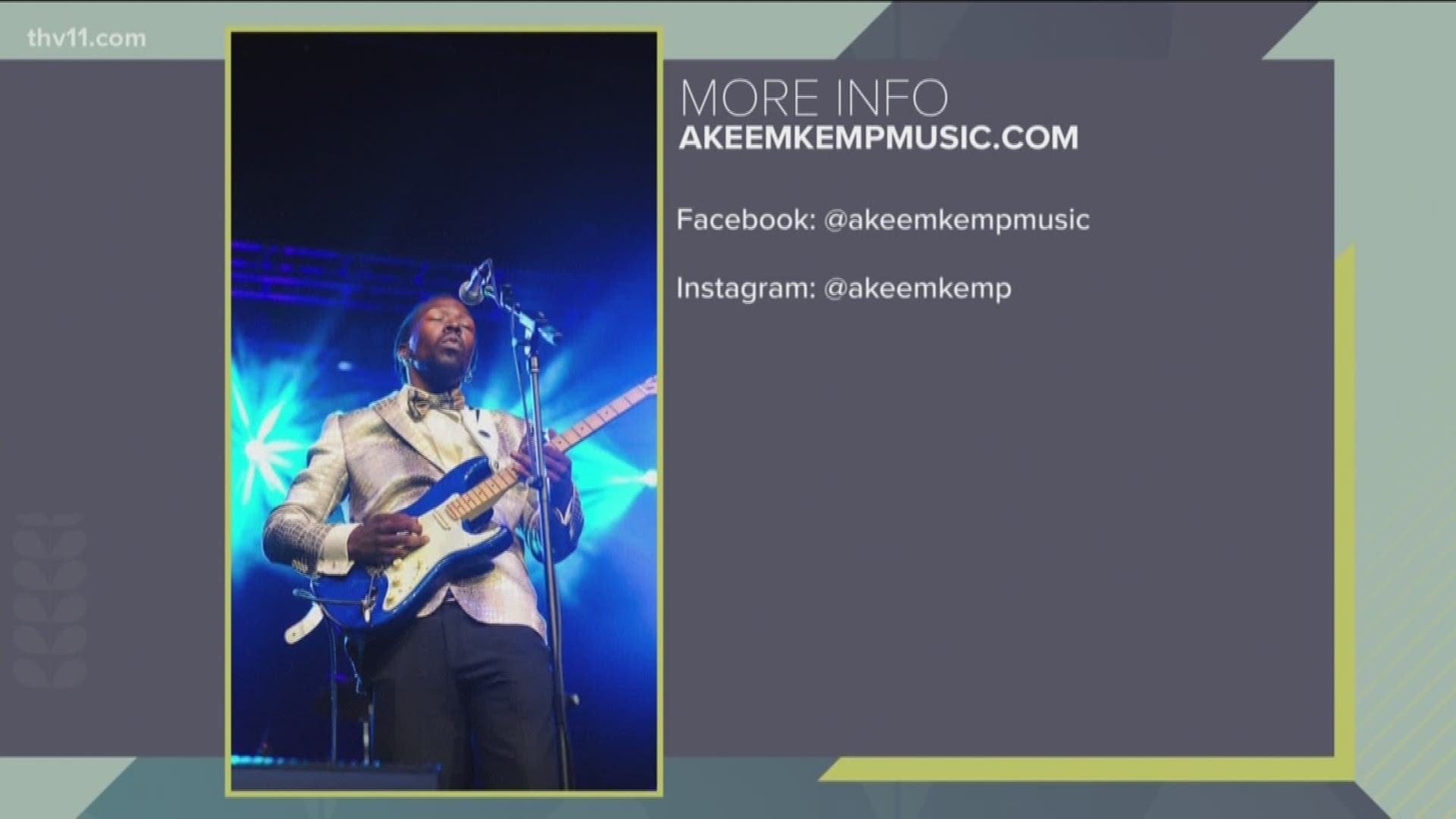 Akeem Kemp Band is a local Blues artist fundraising to attend the International Blues Competition in Memphis.
