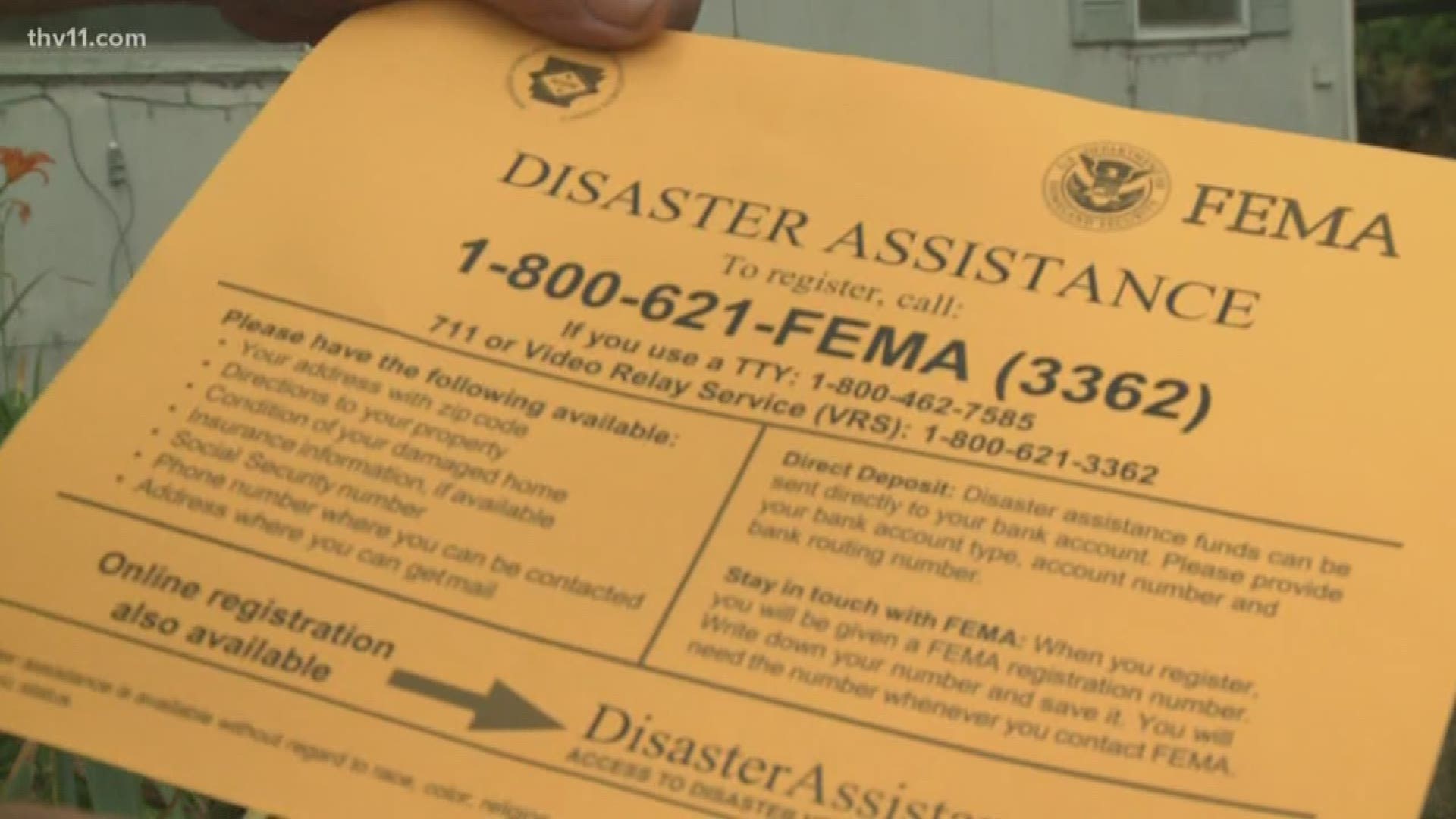 FEMA is putting in footwork to get people the resources they need during the recovery process after the Arkansas River flood.