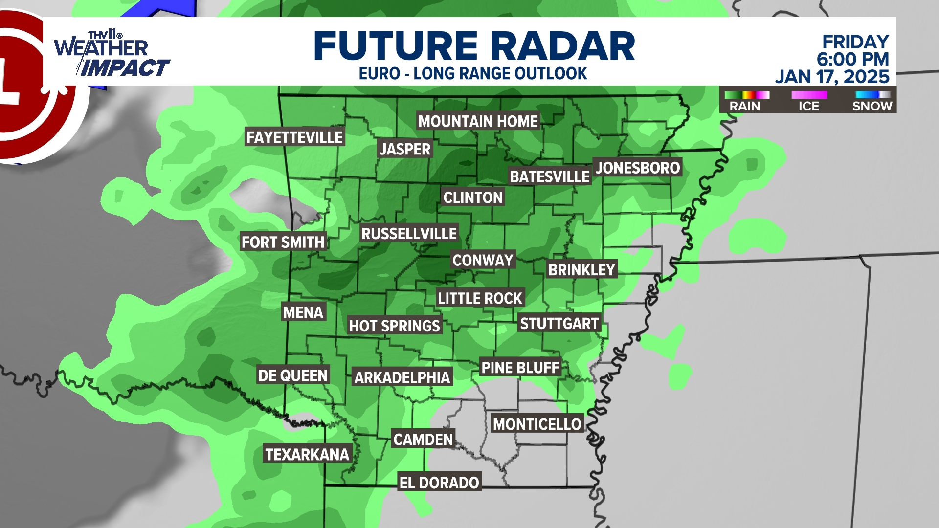 Another arctic blast is heading to Arkansas | thv11.com