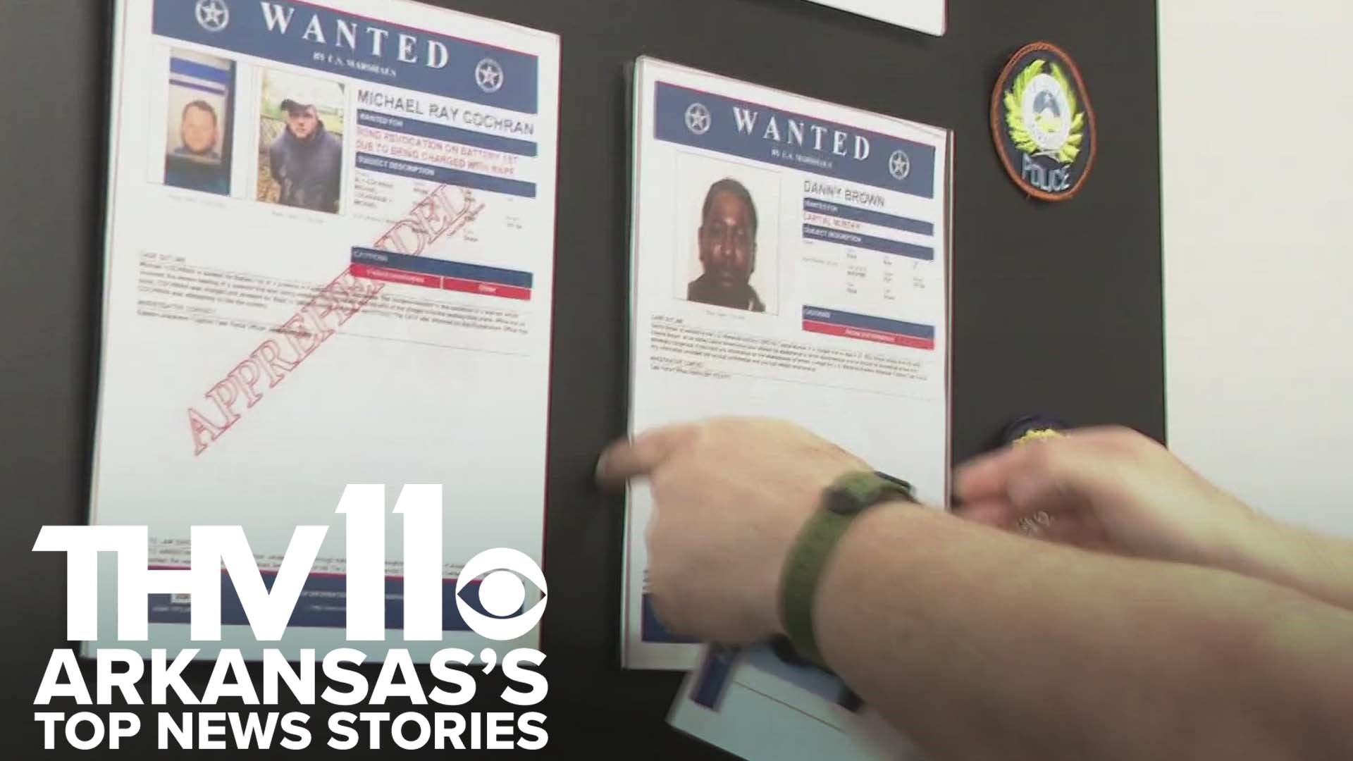 Jurnee Taylor presents Arkansas's top news stories for April 14, 2023, including the search for a wanted murder suspect and new disaster relief resources available.