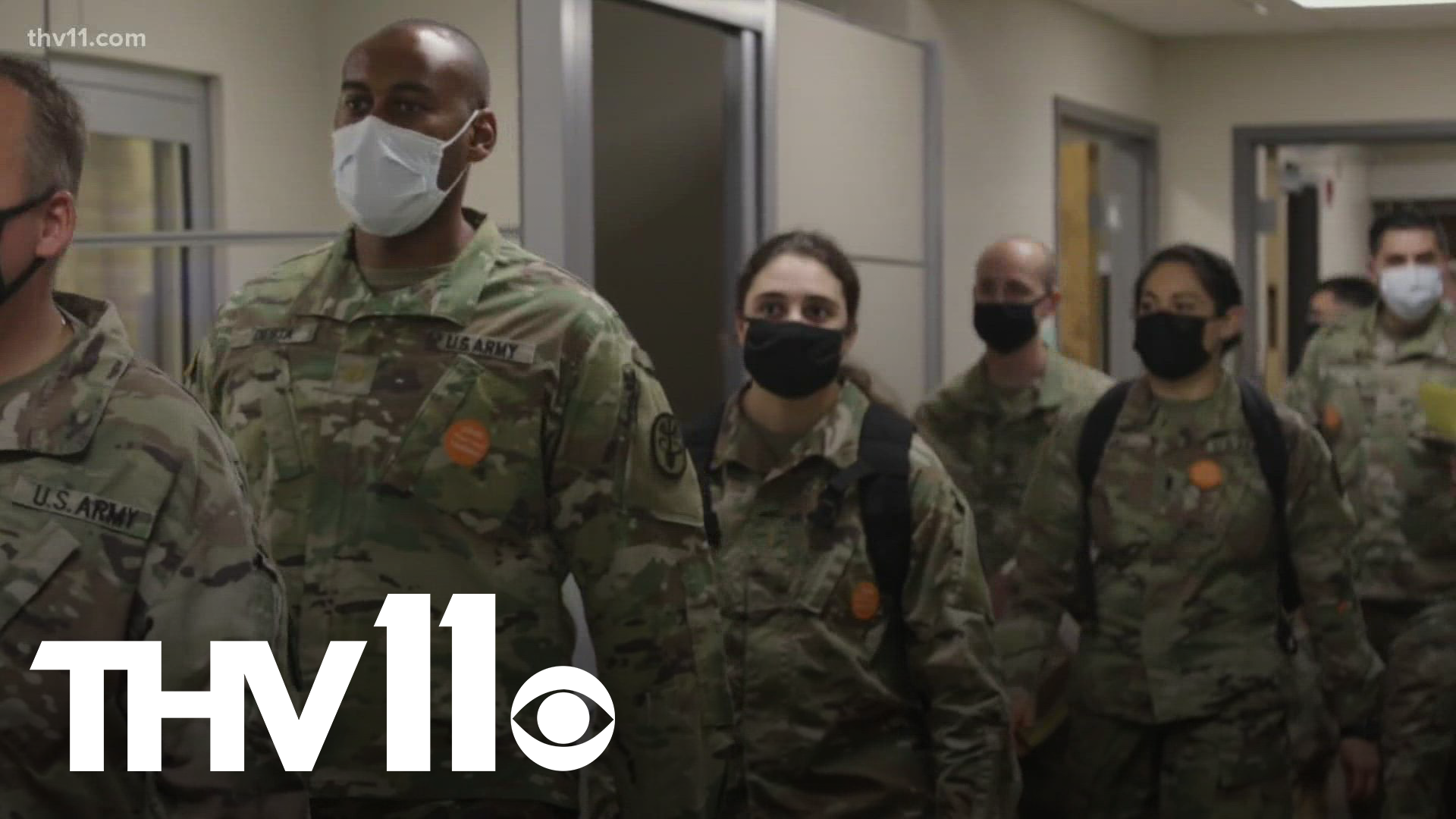 Over the next month, the Army Medical Unit will be helping the already fatigued hospital staff handle the increased capacity at UAMS.