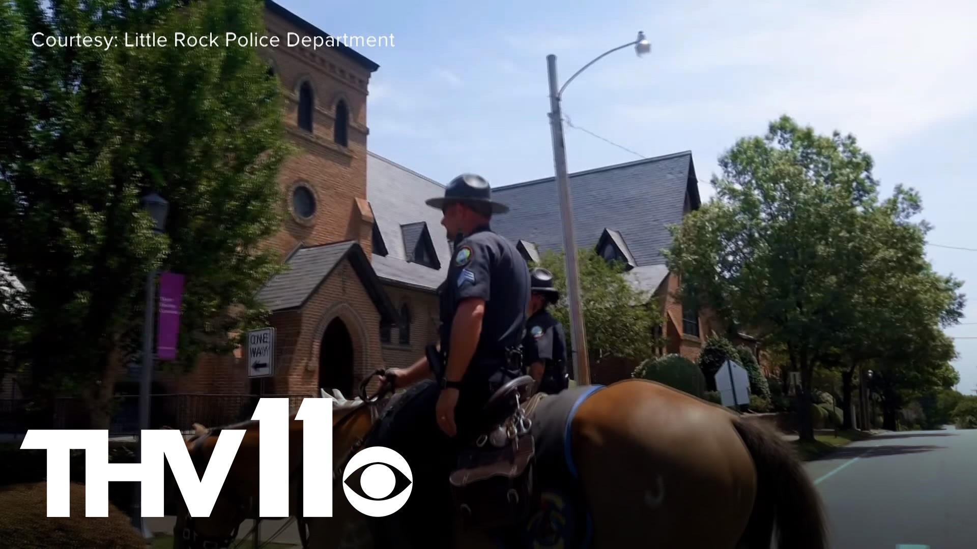 Around downtown, you may see police patrolling, including officers on horses. It's a part of the job that's not as familiar to the public.