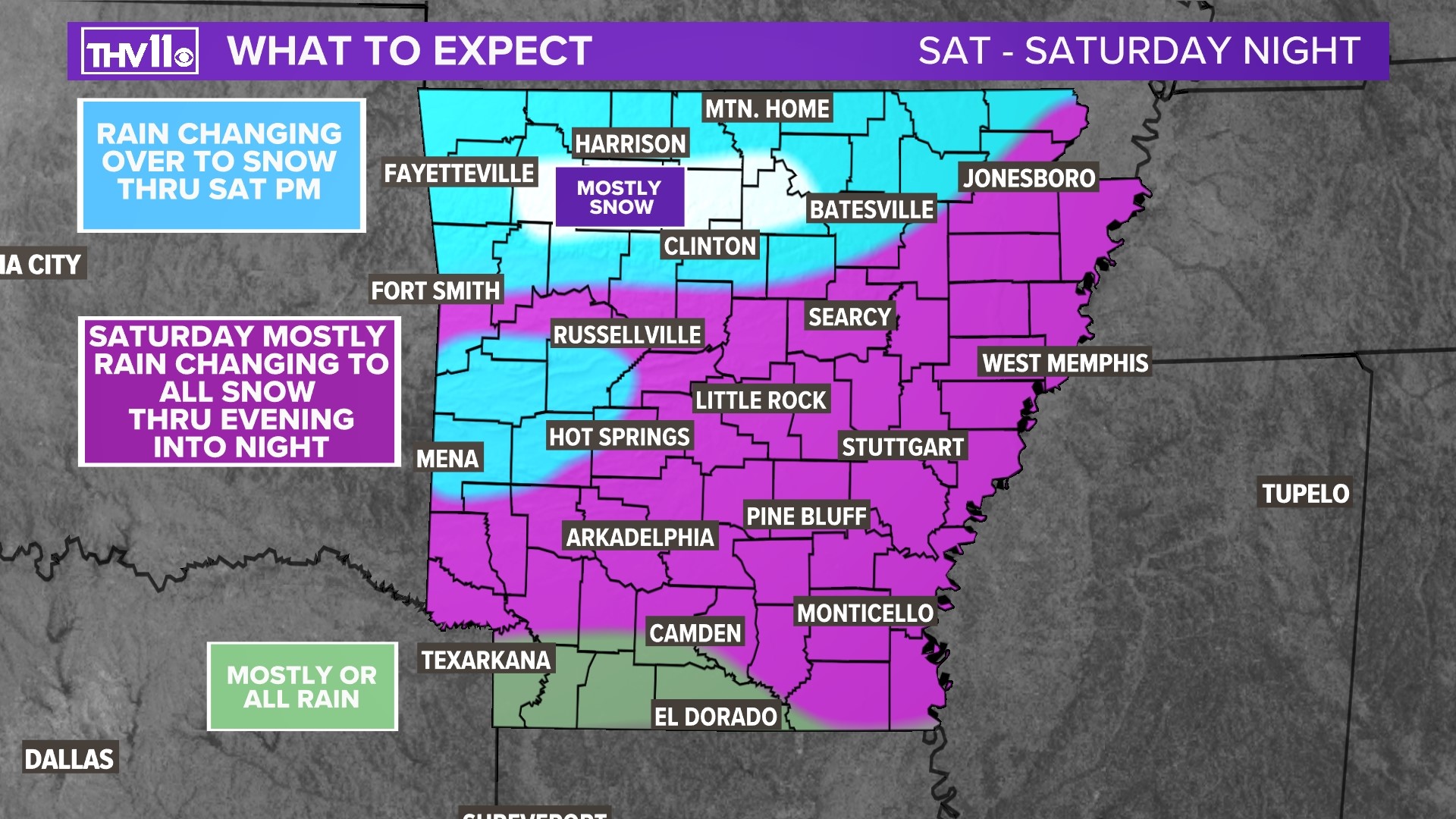 What to know about winter weather in Arkansas this weekend
