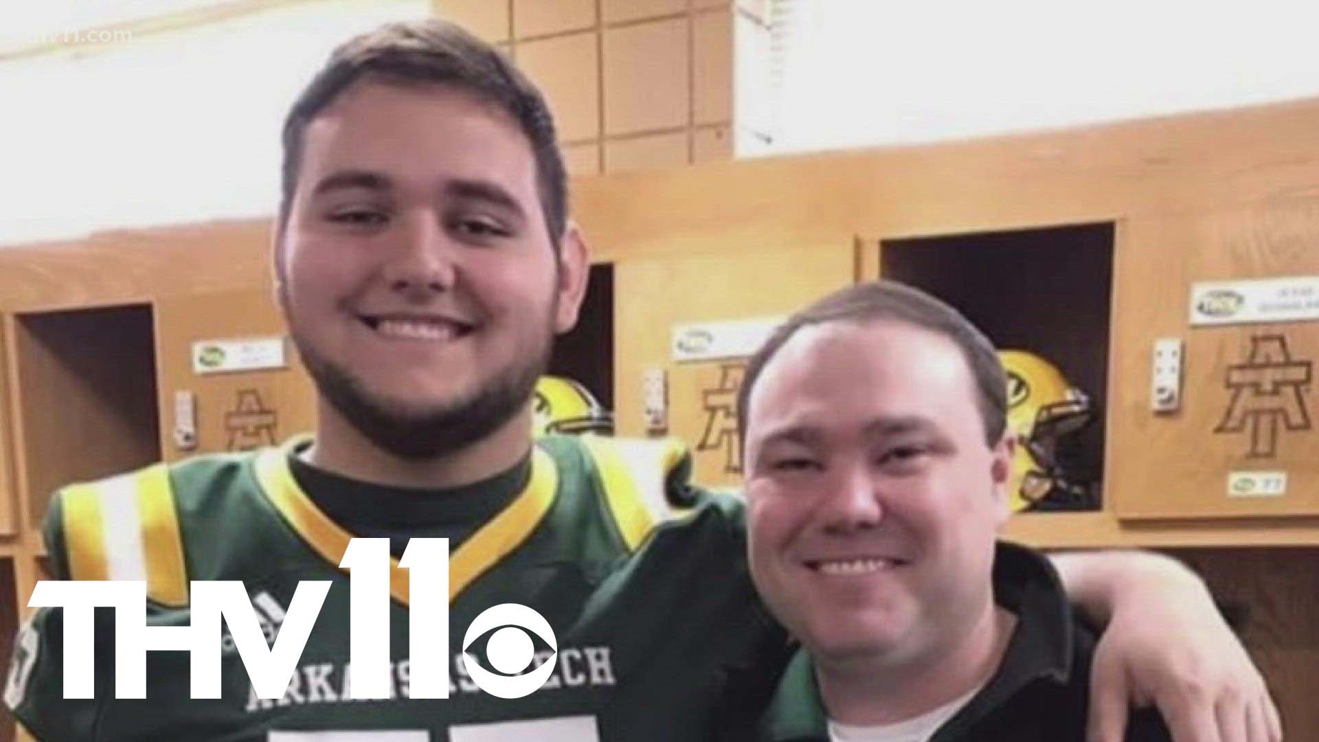 Jesse Boshear was diagnosed with COVID last summer, right before he was about to start football practice with Arkansas Tech. 7-months later, and he's still fighting.
