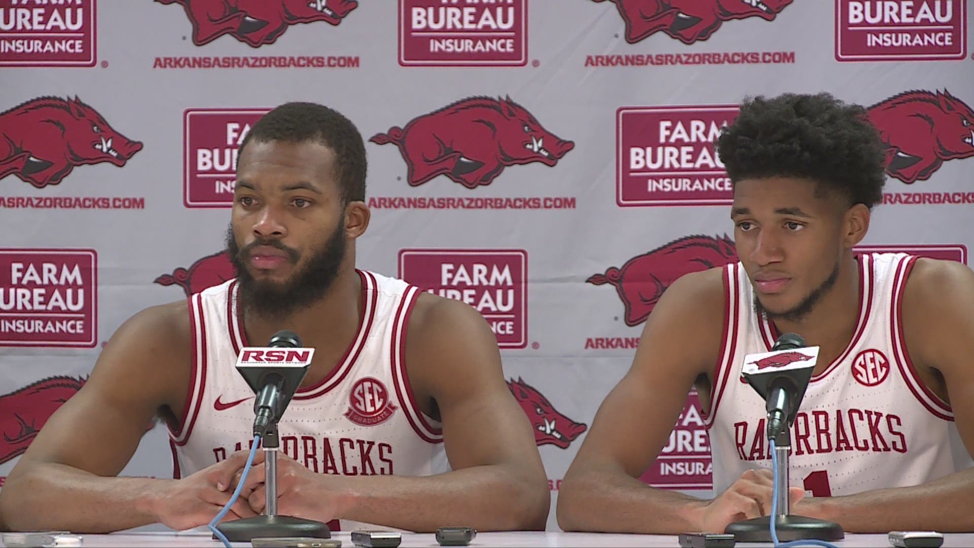 Arkansas led by as many as 26 in the Razorbacks' 79-64 win over Little Rock Sunday