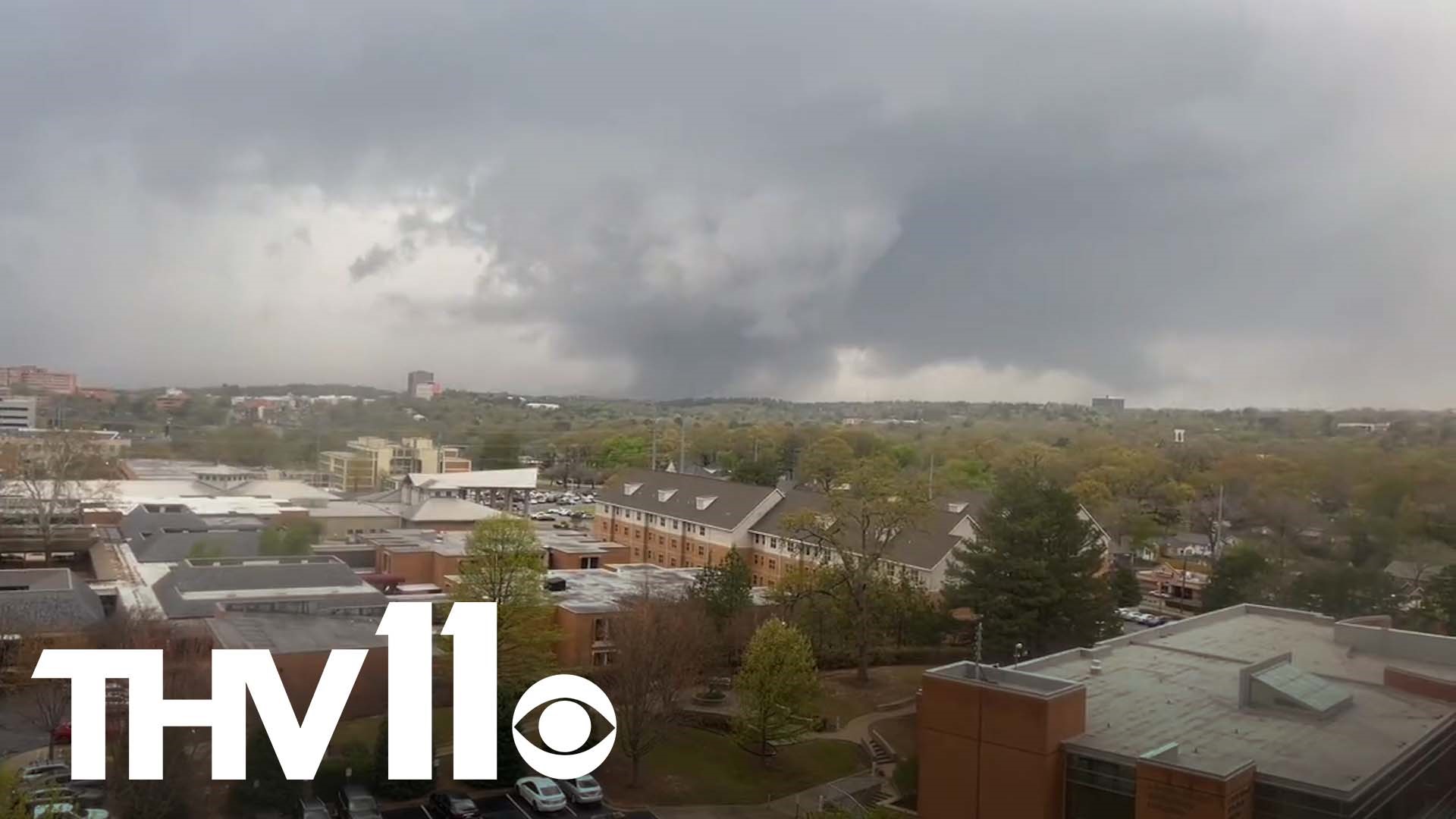 Tornado spotted in Little Rock
