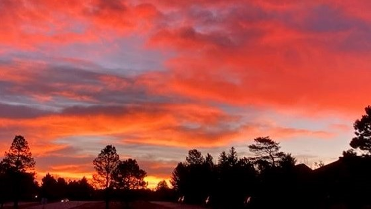 Red sunset free image - № 44625