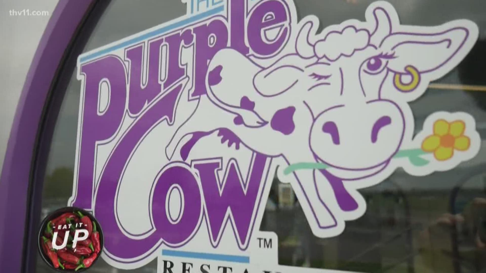 Purple Cow is a locally owned small franchise in Little Rock that is famous for their Purple Milkshakes, cheese dip and more!