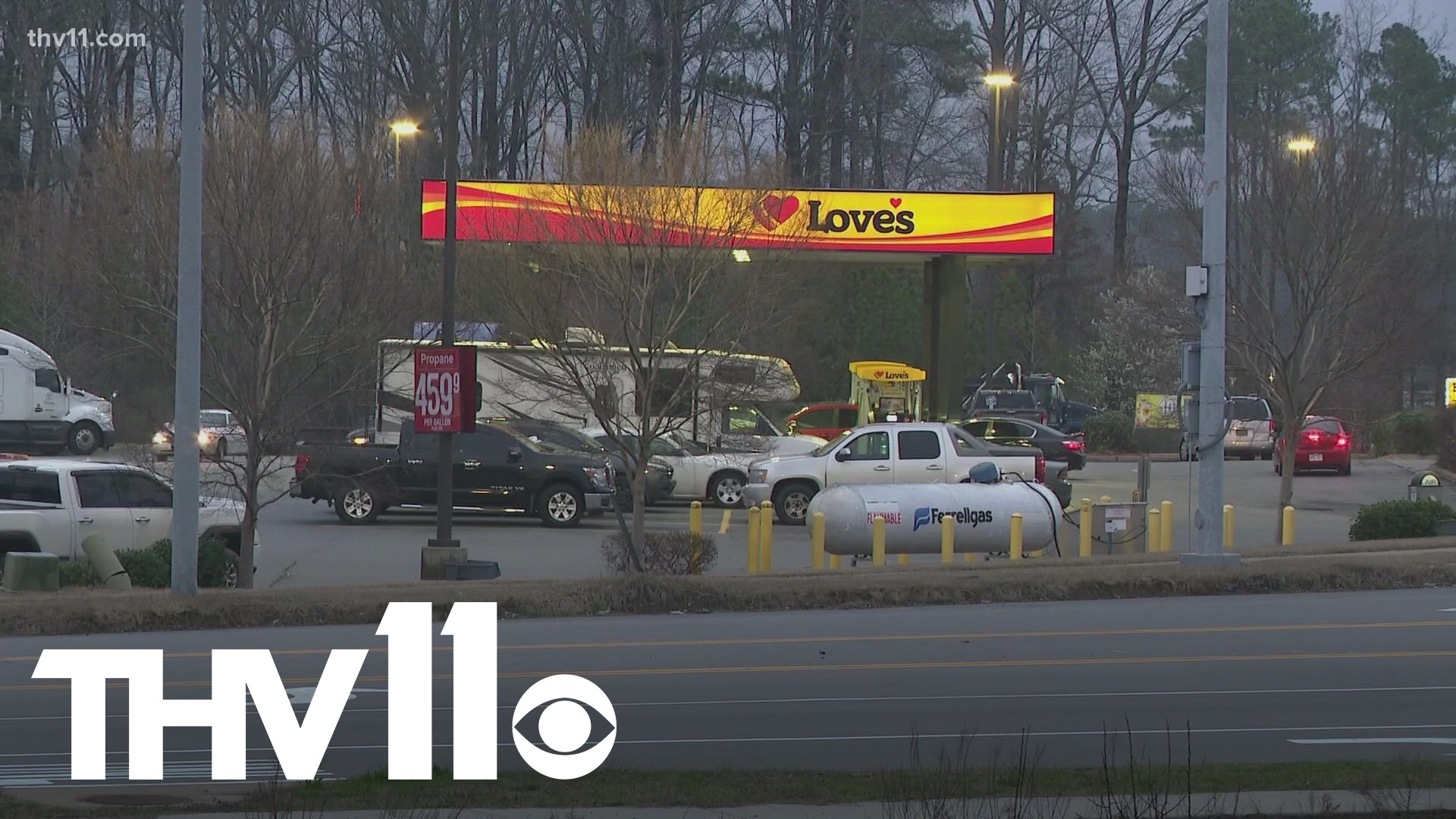 The Little Rock Police Department is investigating after the body of a deceased male was found in a vehicle parked at a Love's Truck Stop on Sunday afternoon.