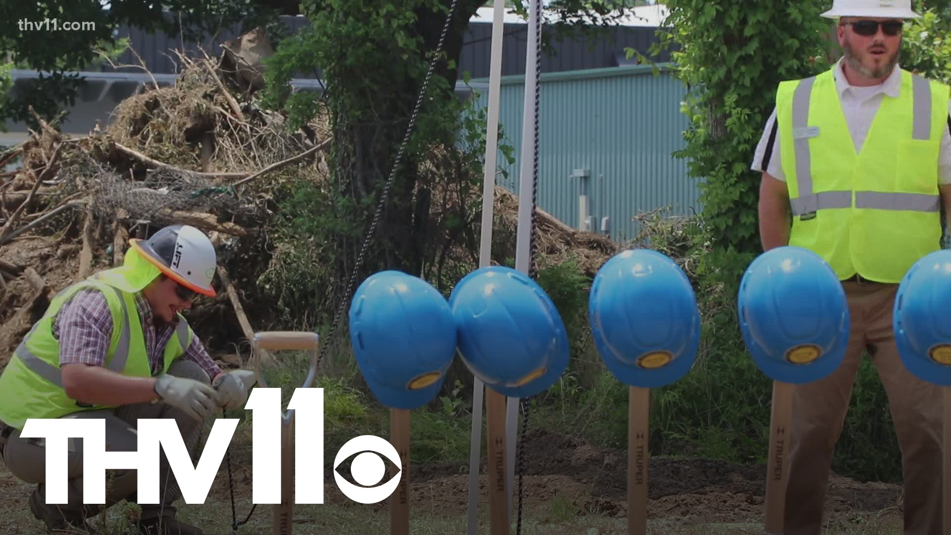 A new park with a purpose is coming to Conway. It's a great place to go when the weather is nice and a place solving a problem when it rains.