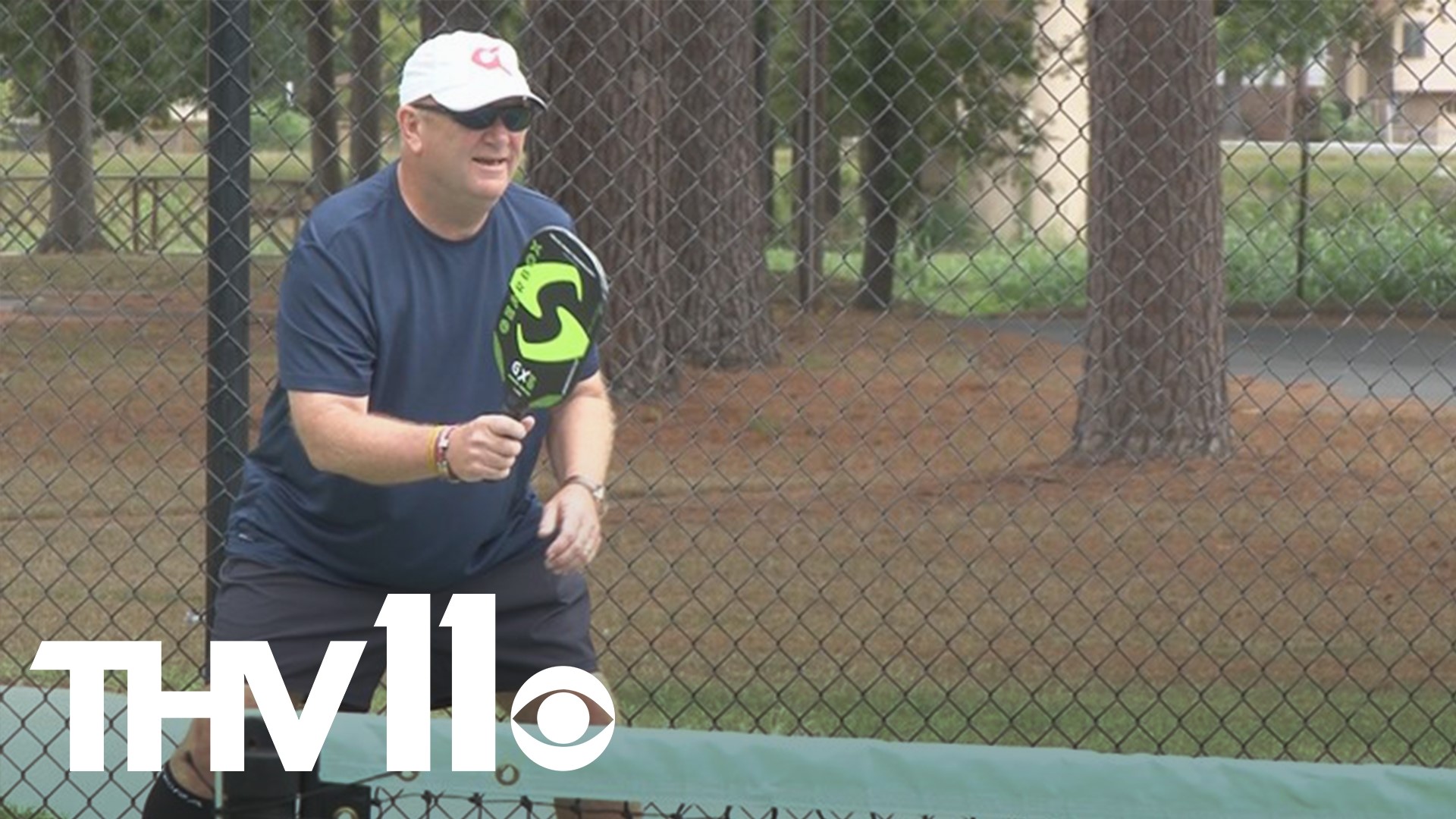 Do you know what pickleball is? It's a mix of tennis and badminton with a wiffle ball. And it's becoming more popular.