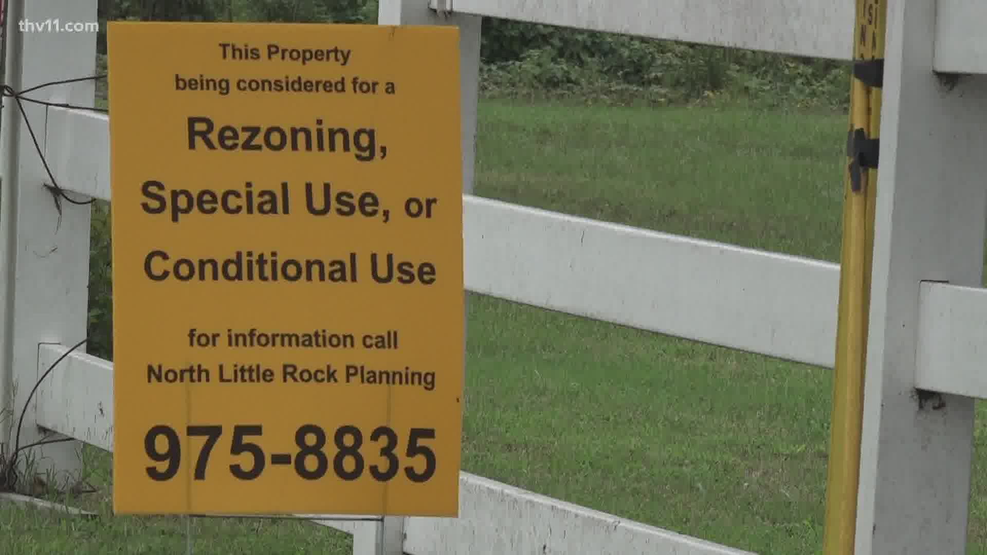 A controversial gas station is trying to open up shop at the corner of Waterside and North Hills. To do that, it would need re-zoning permission.