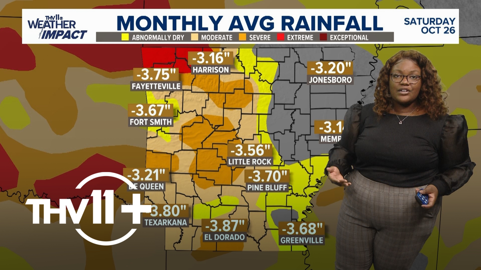 Symone Thomas delivers your THV11+ weather forecast for October 27, 2024.