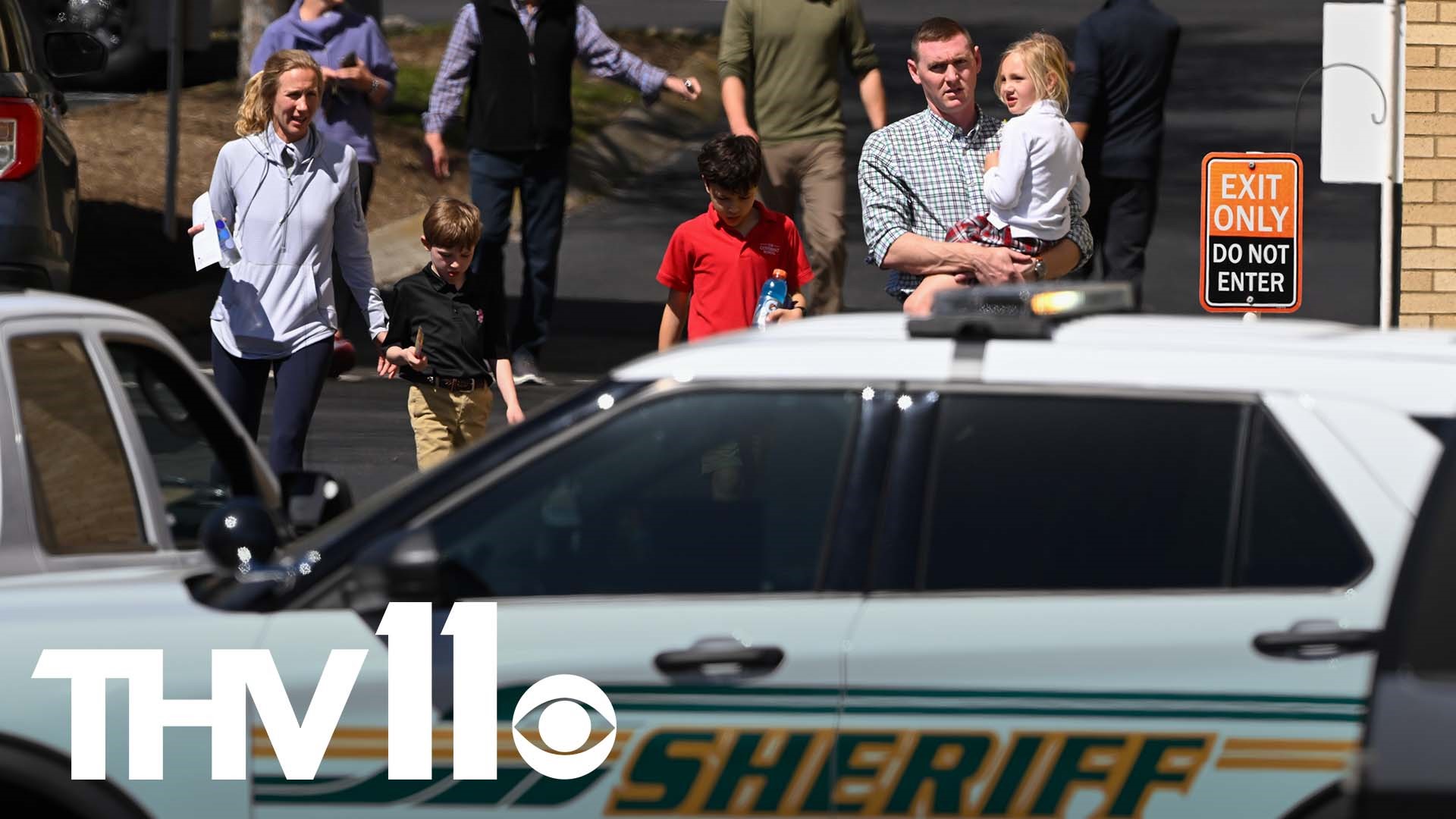 Police said seven total people died, including the suspected 28-year-old female shooter. Three law enforcement officials identified the suspect as Audrey Hale.