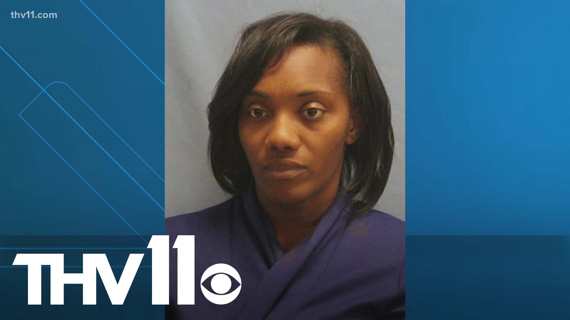LRPD confirm that Diamond Arnold-Johnson, a Democratic candidate running for Auditor of State, has been arrested for first-degree terroristic threatening.