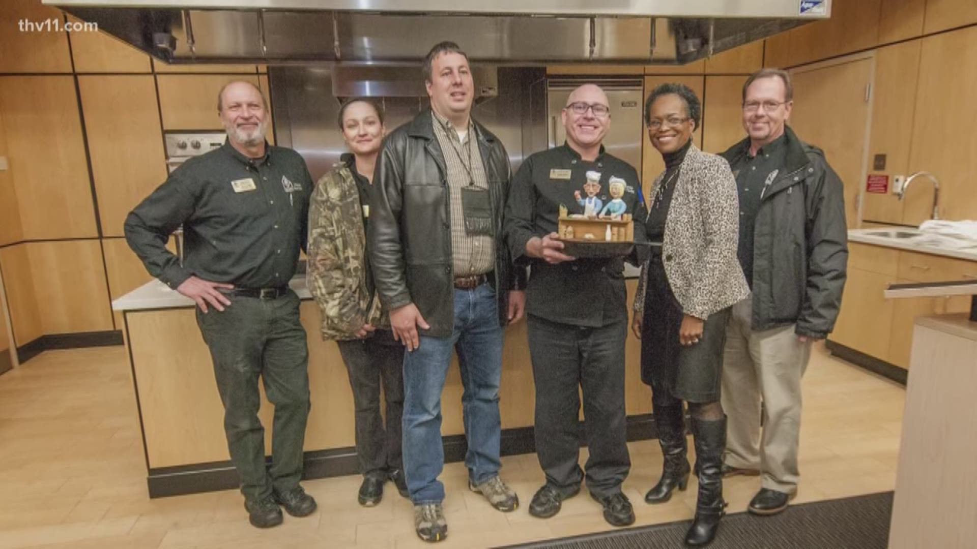 The winner is announced, for Arkansas State Parks' annual "Top Chef" competition!