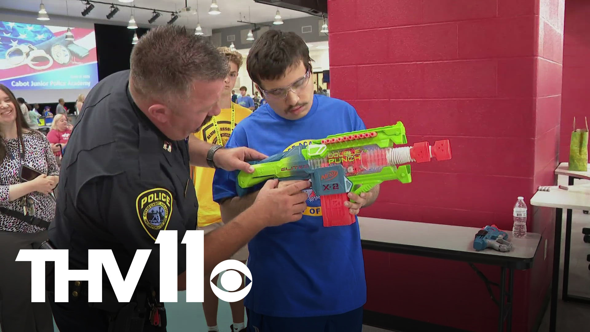 The Cabot Police Department held a special needs police academy. 